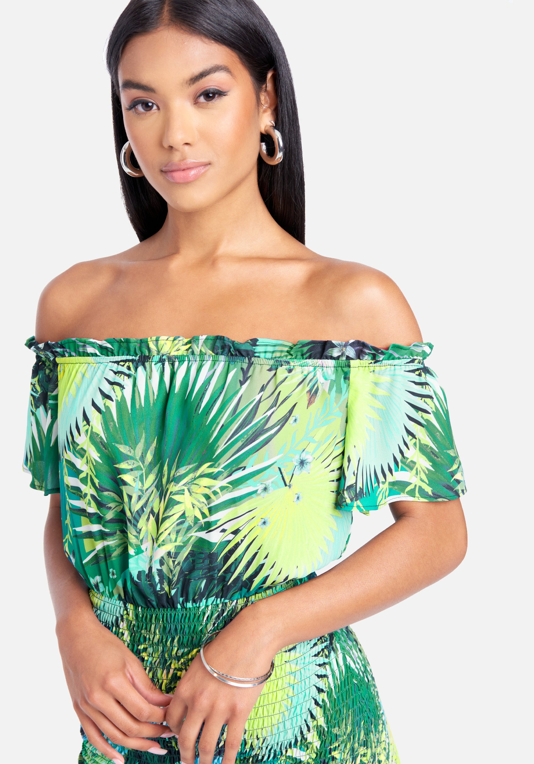 Off The Shoulder Ruffle Dress