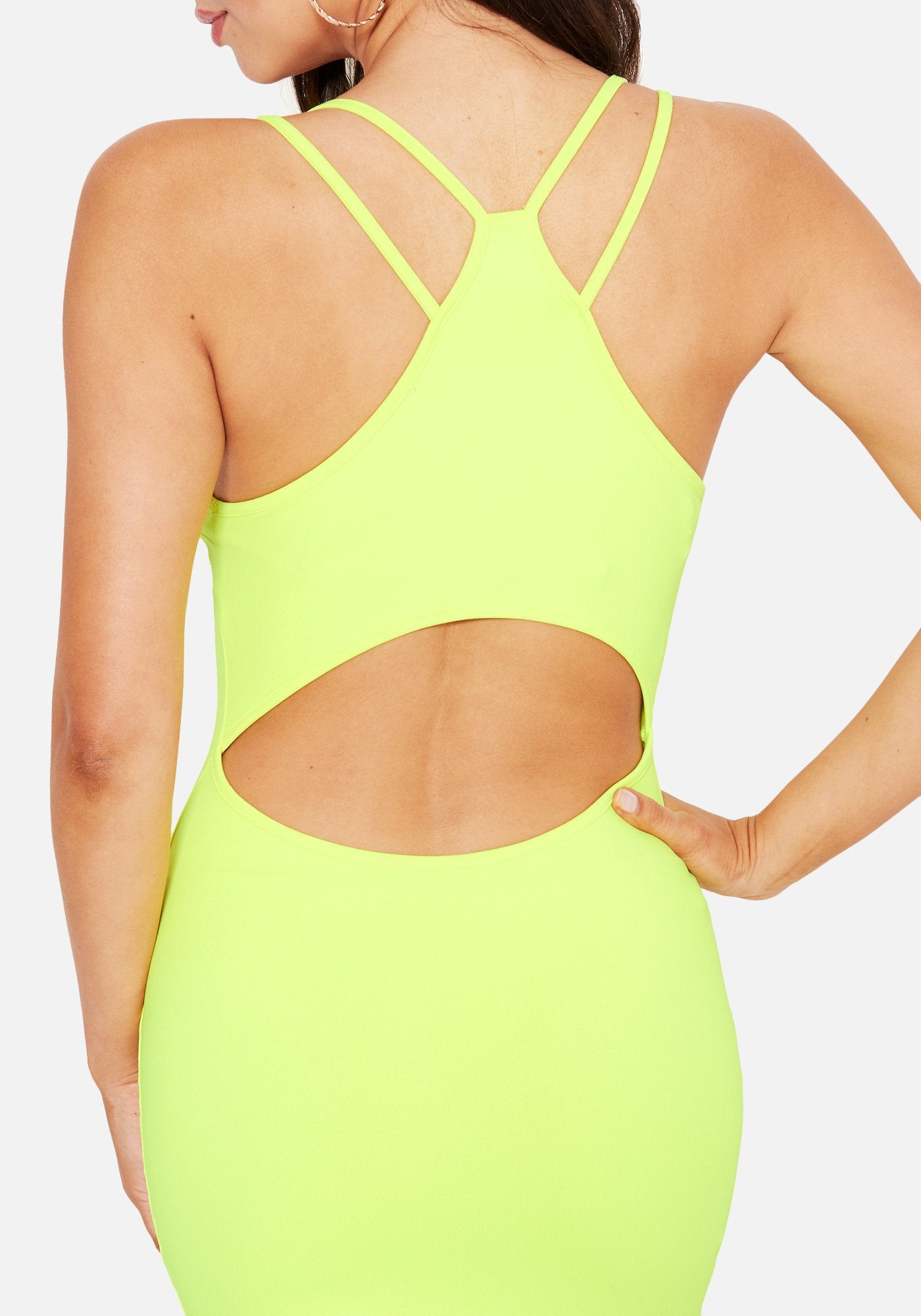 Open Back Mini Dress