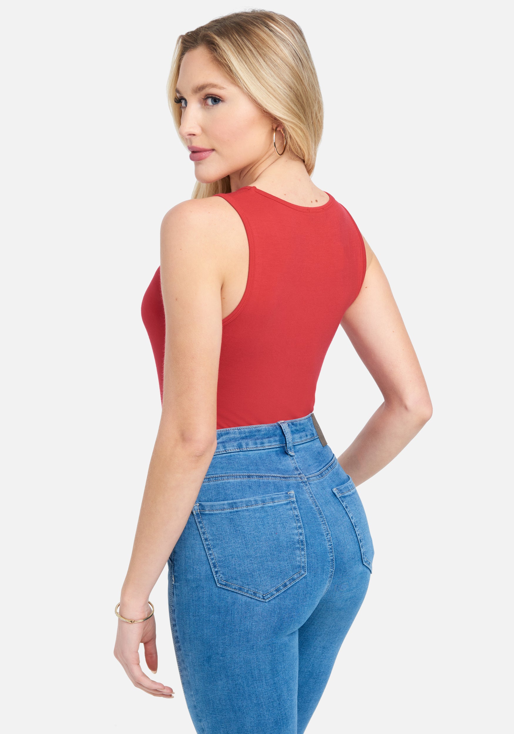 Crystal Logo Jersey Tank Top