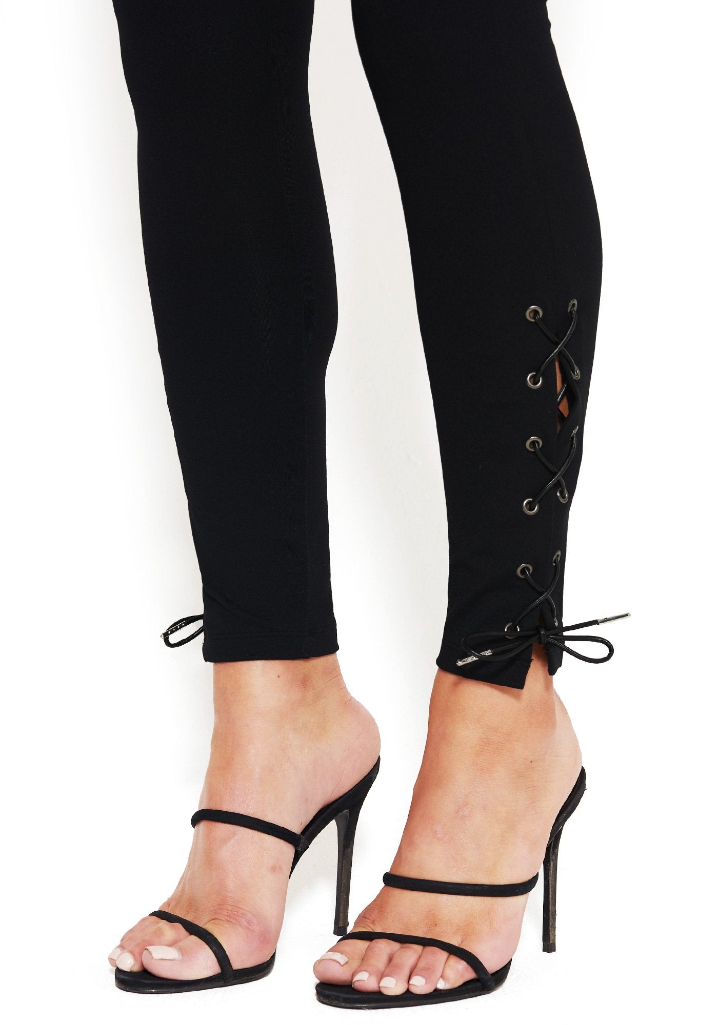 Bow Detail Side Lacing Legging