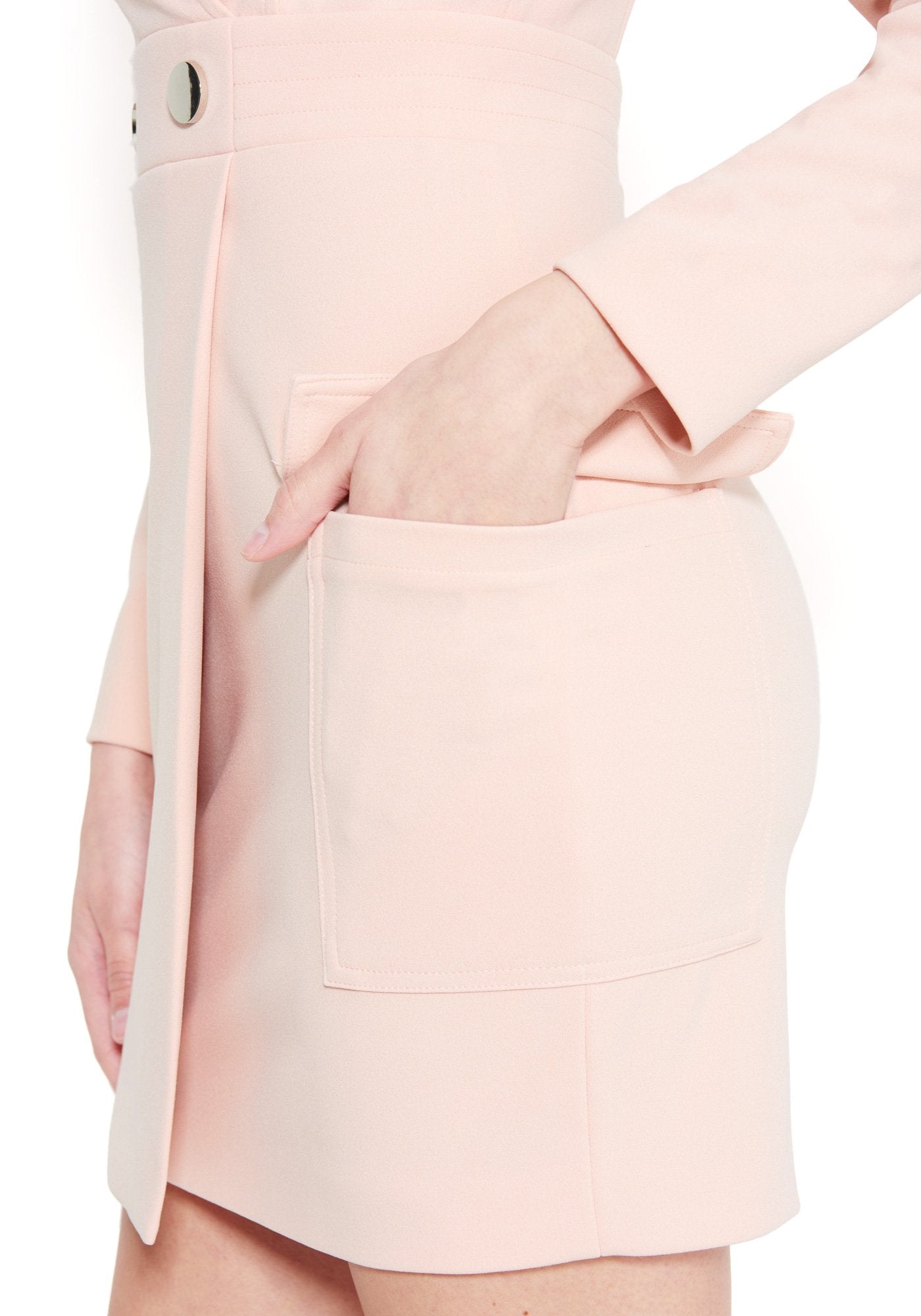 Open Back Blazer Dress