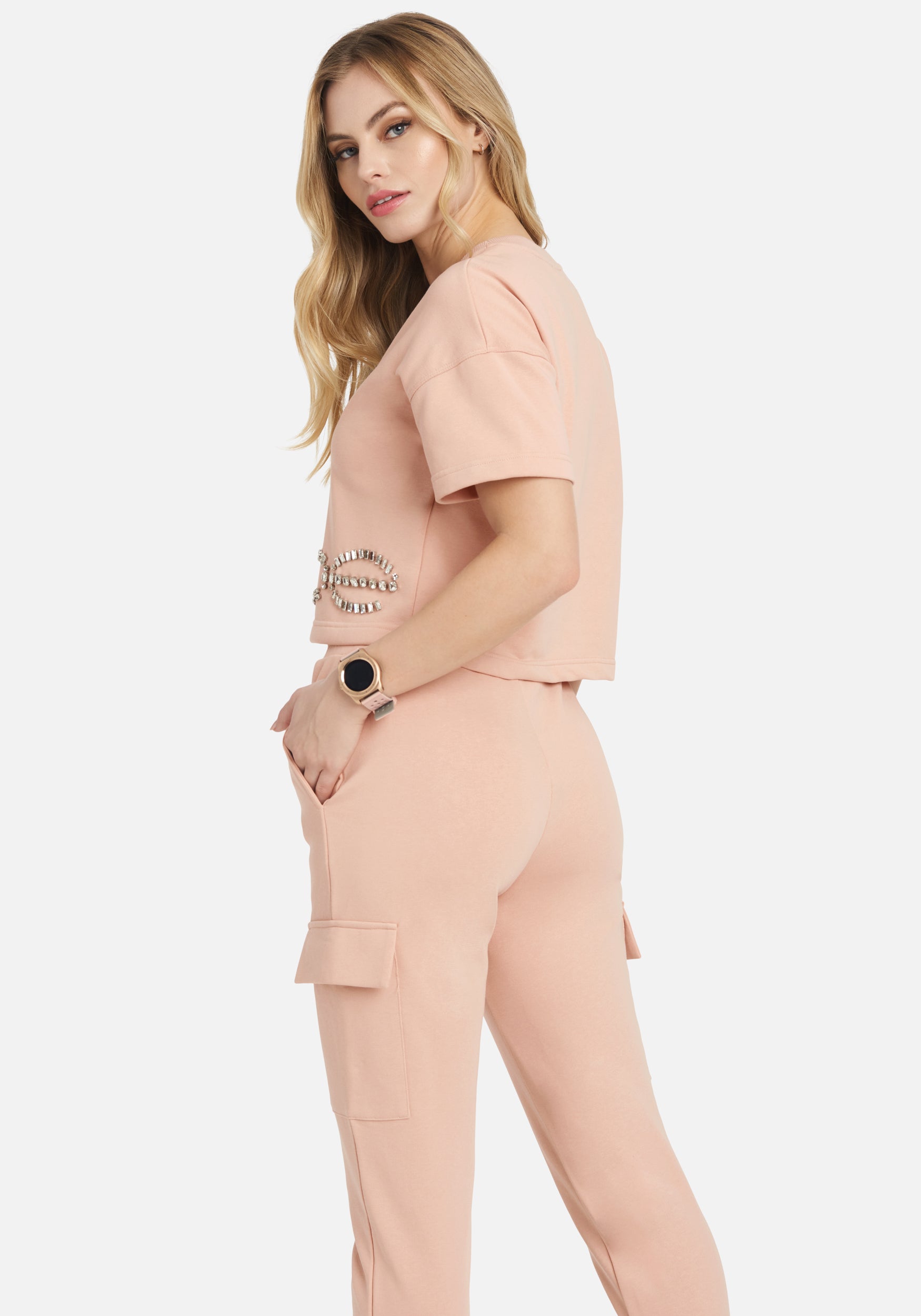 French Terry Patch Cargo Pocket Jogger