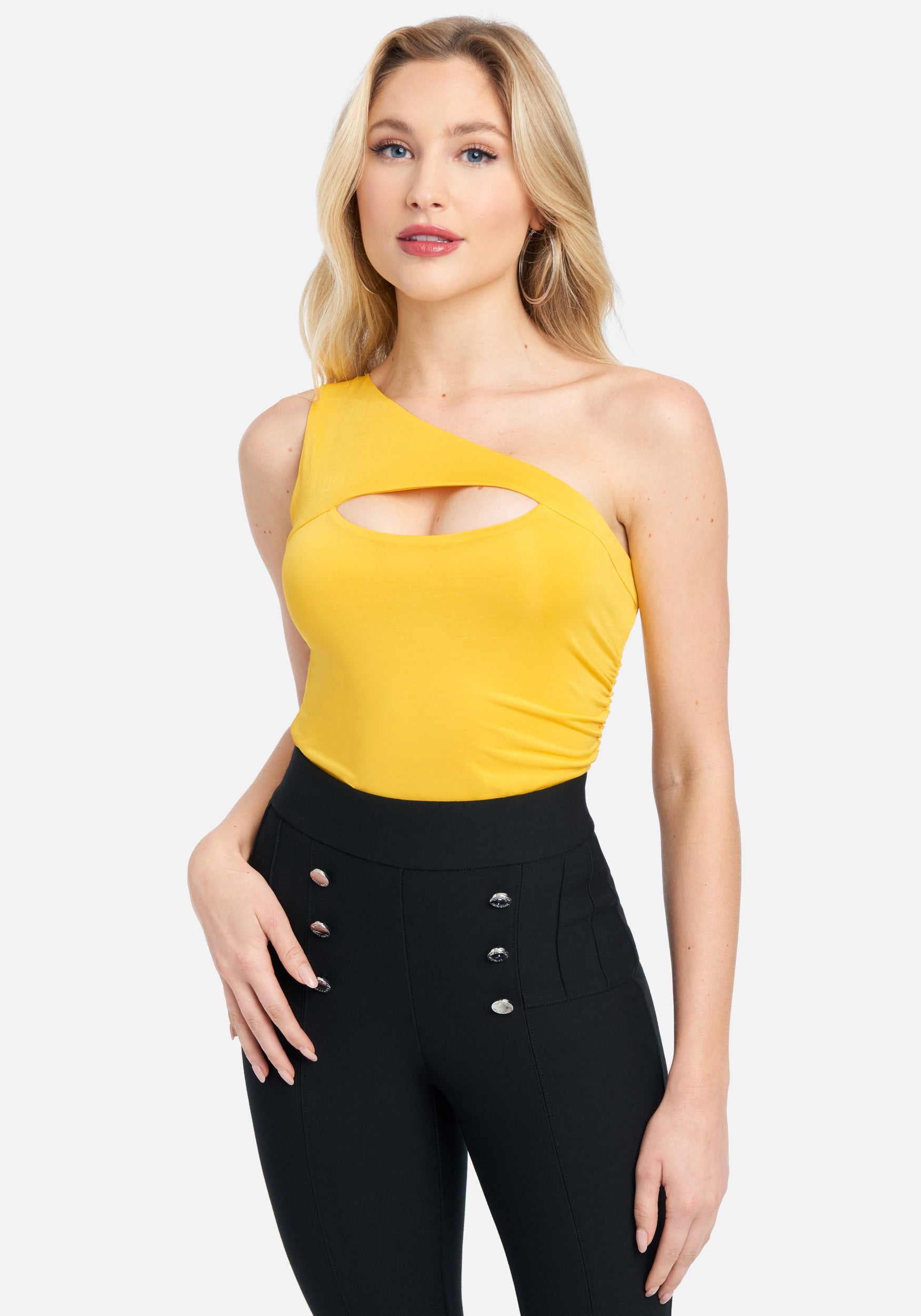 One Shoulder Cut-Out Top