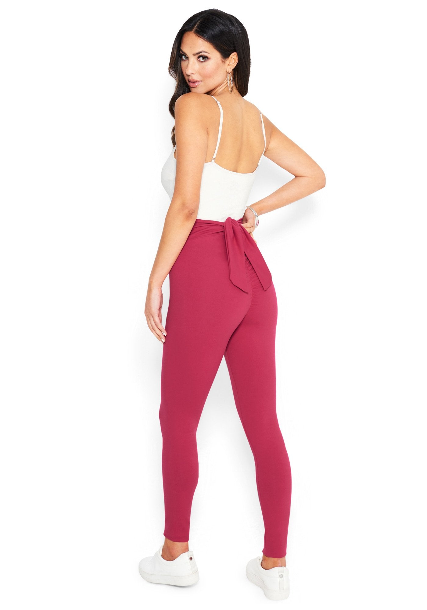 Ruched Bum Bow Detail Legging