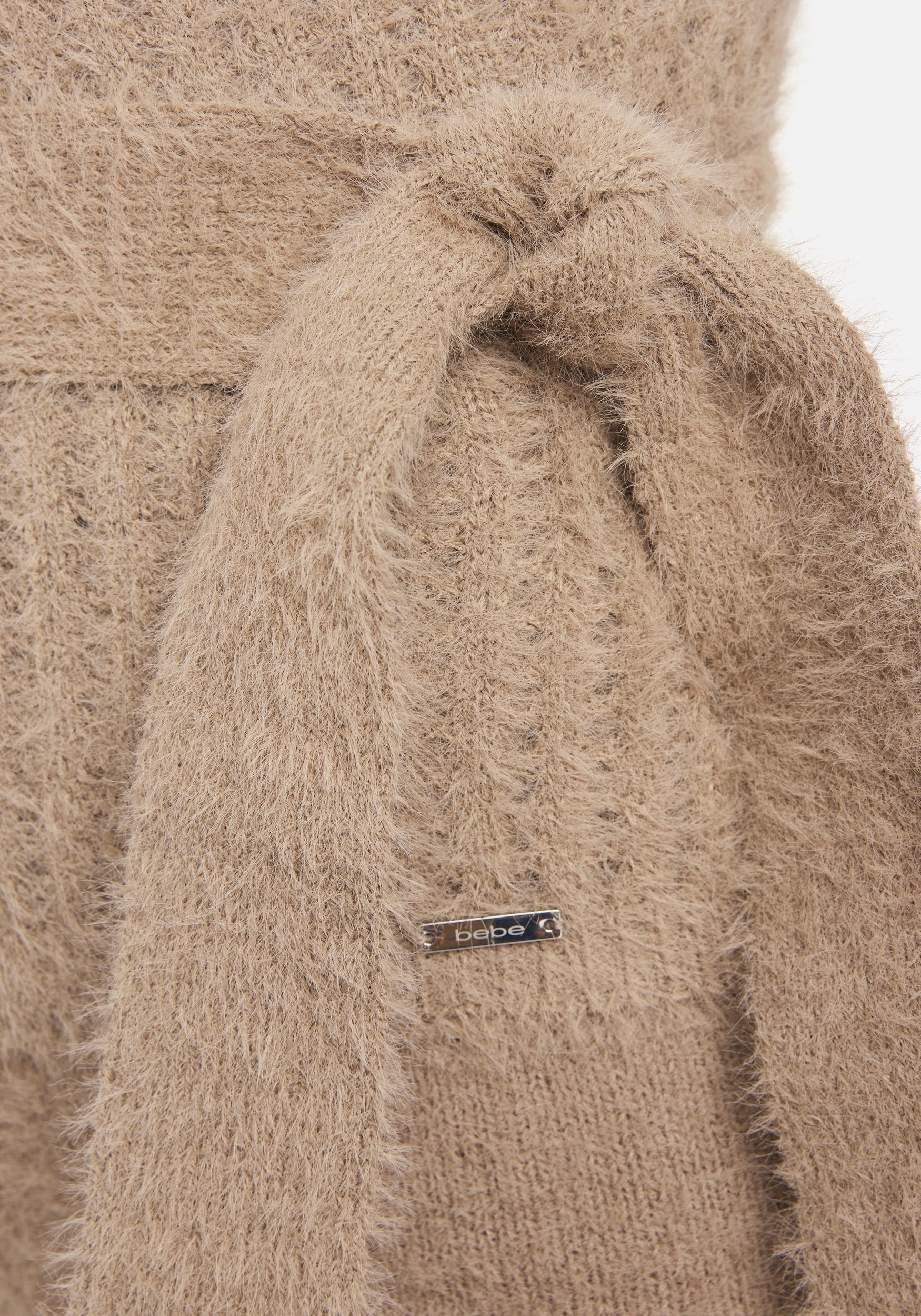 Soft Yarn Open Knit Surplice Sweater Top