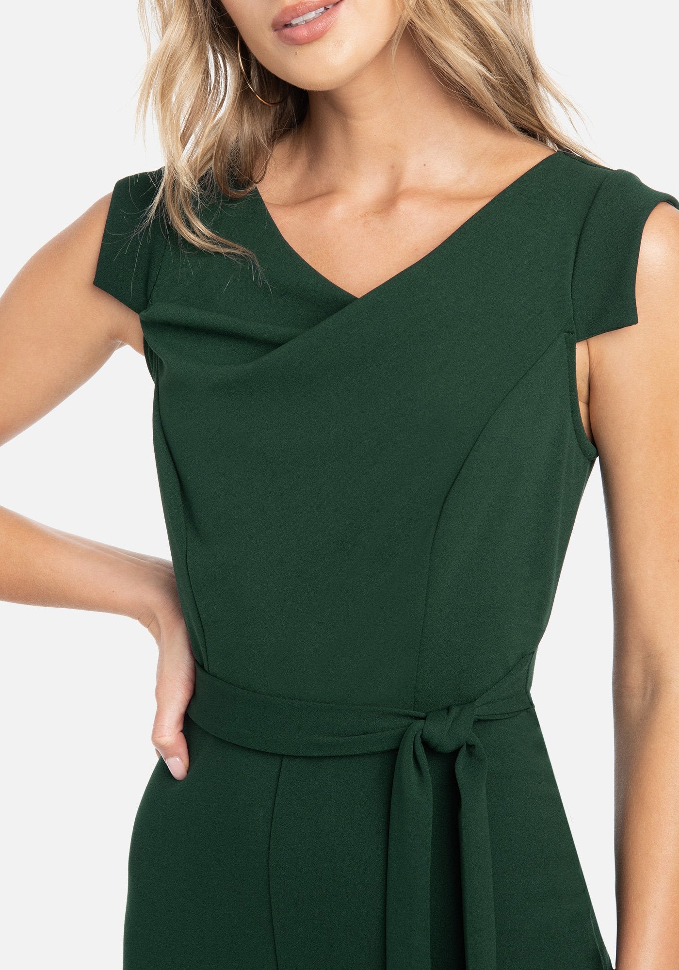 Side Slit Wideleg Jumpsuit