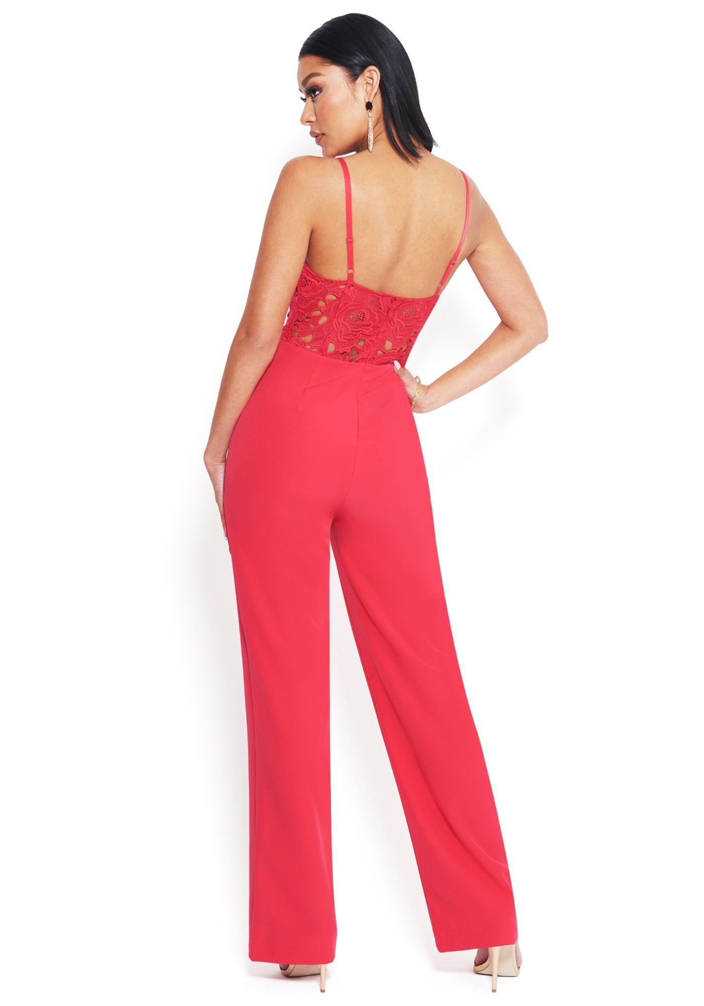 Embroidered Lace Jumpsuit