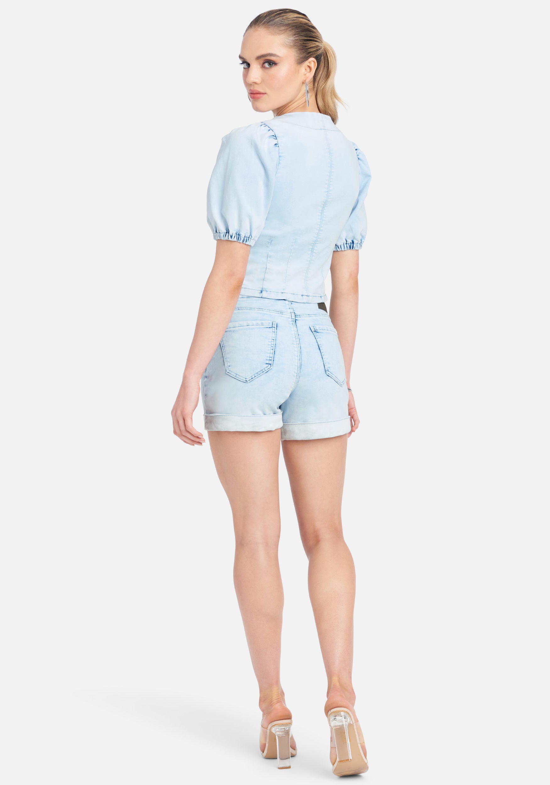Ombre Wash Jean Short