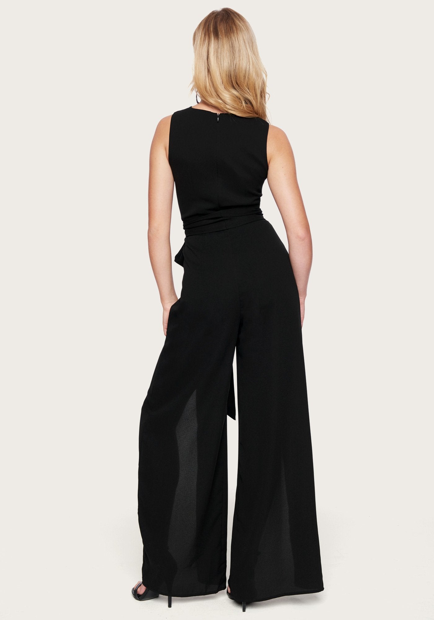 Slit Wide Leg Jumpsuit