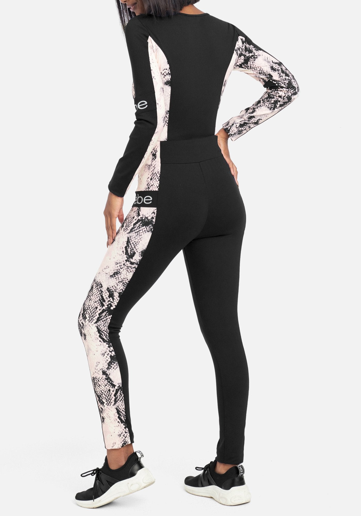 Bebe Logo Snakesin Legging