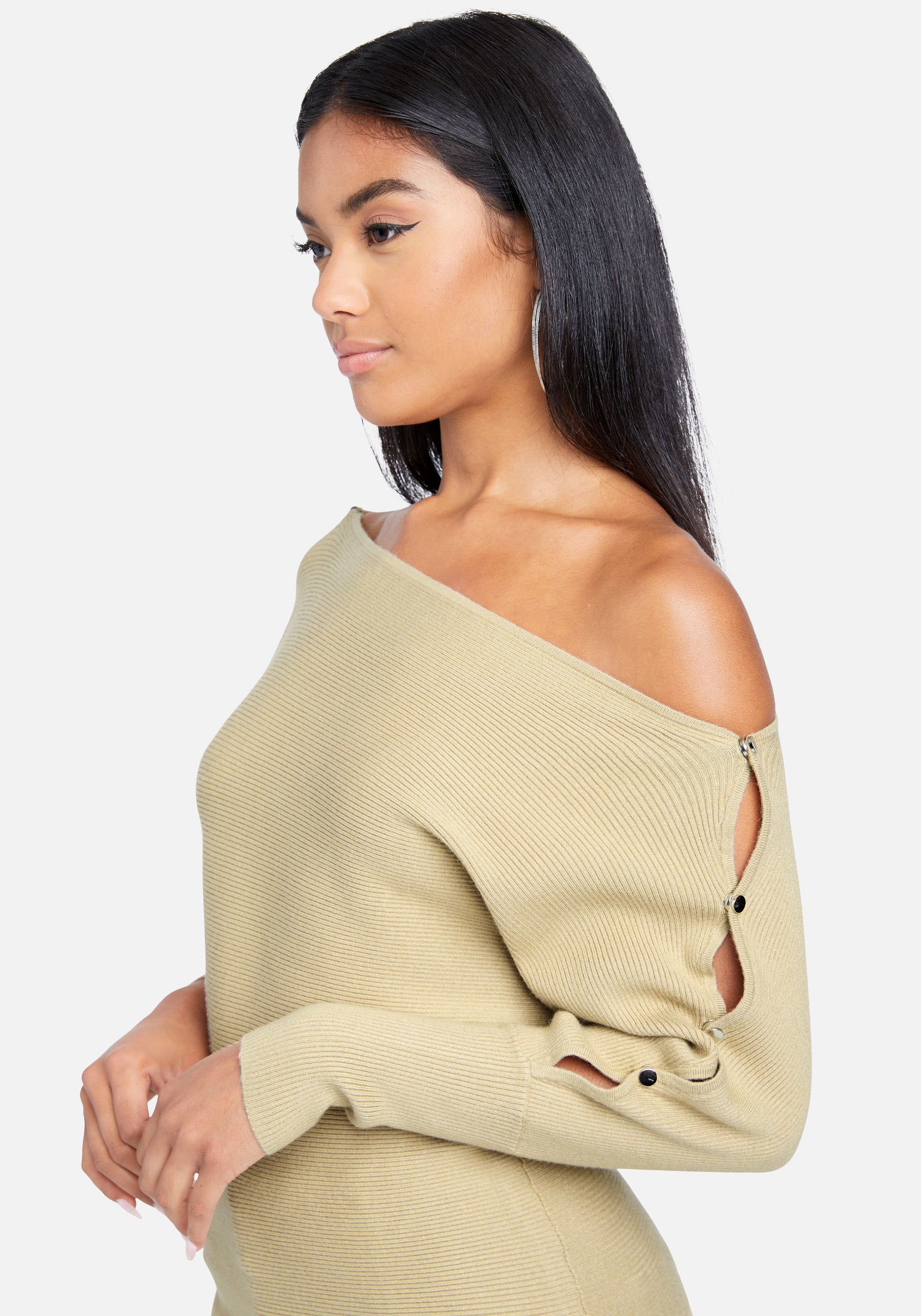 Off The Shoulder Tunic Sweater
