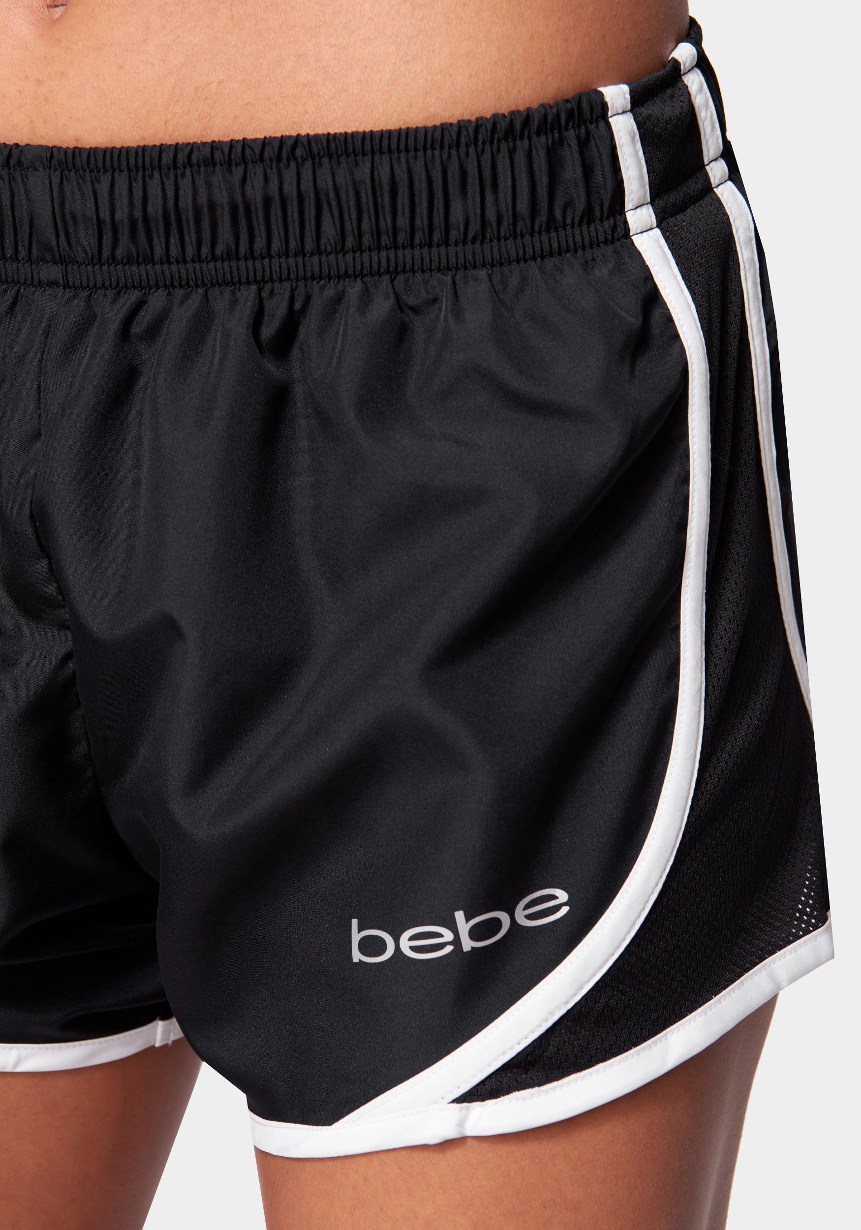 Bebe Logo Woven Run Short