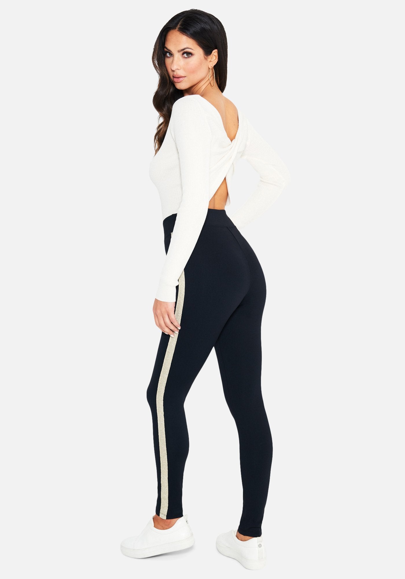 Sparkly Side Taping Legging