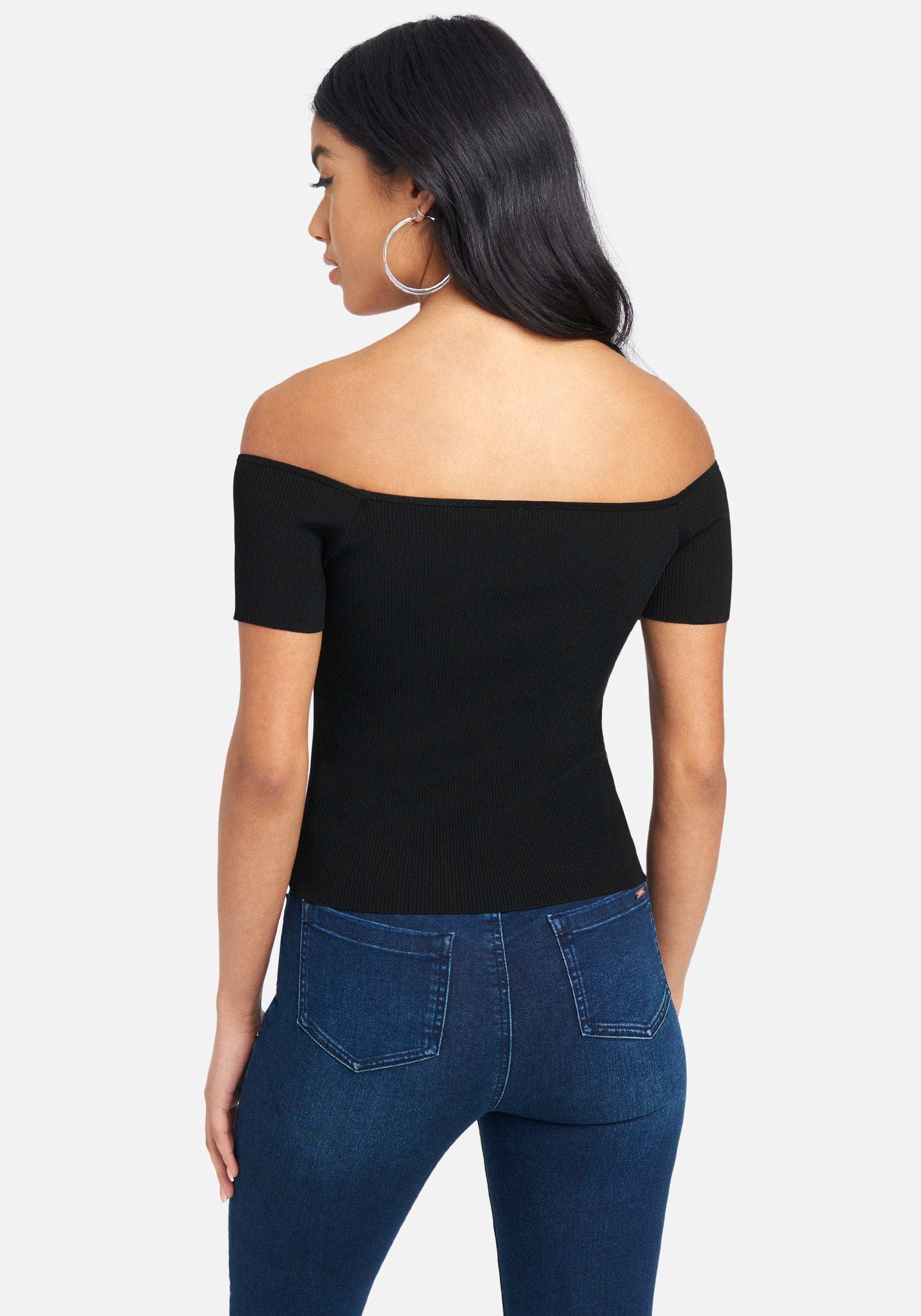 Off The Shoulder Sweater Top