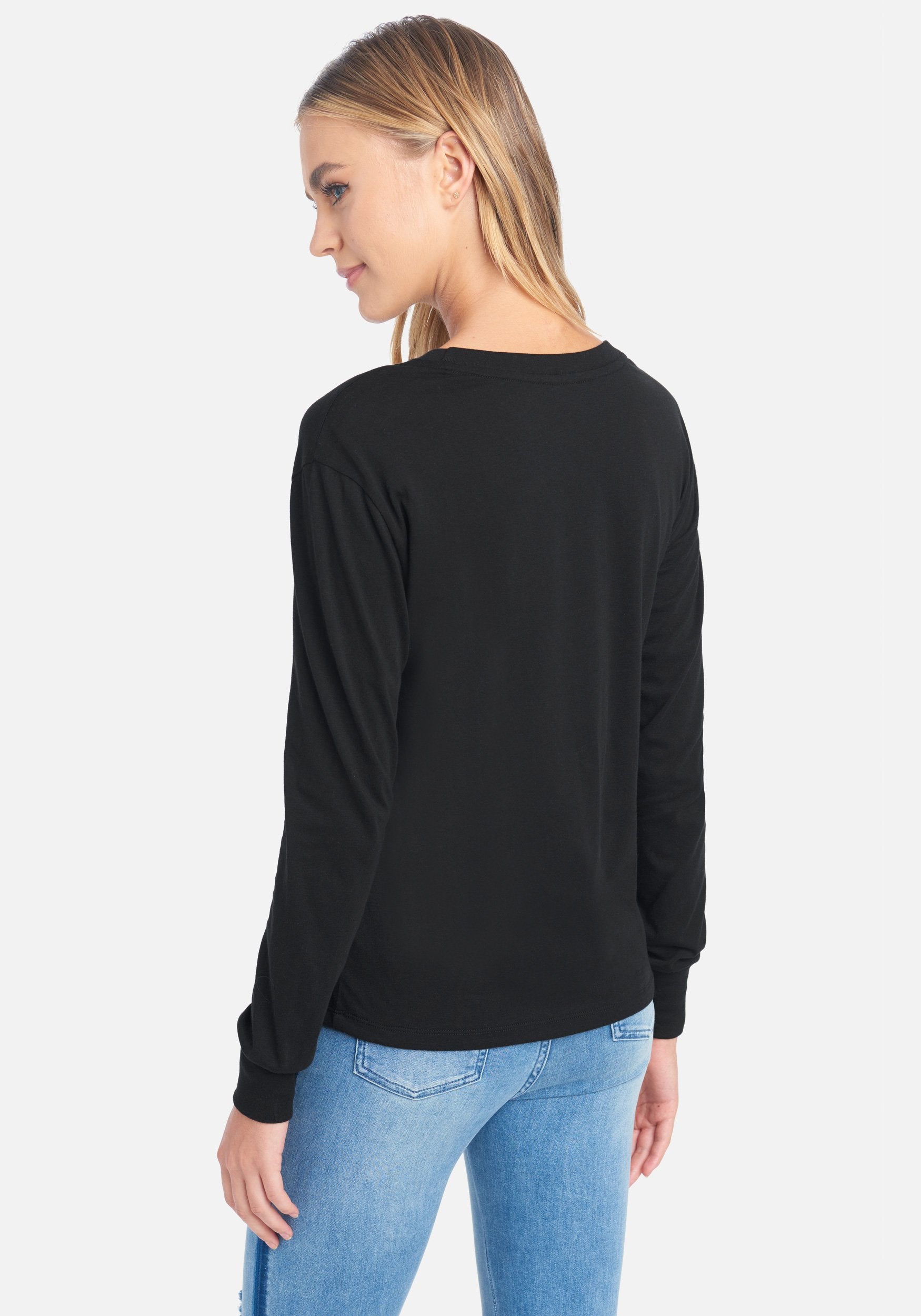 Sequin Bebe Long Sleeve Tee