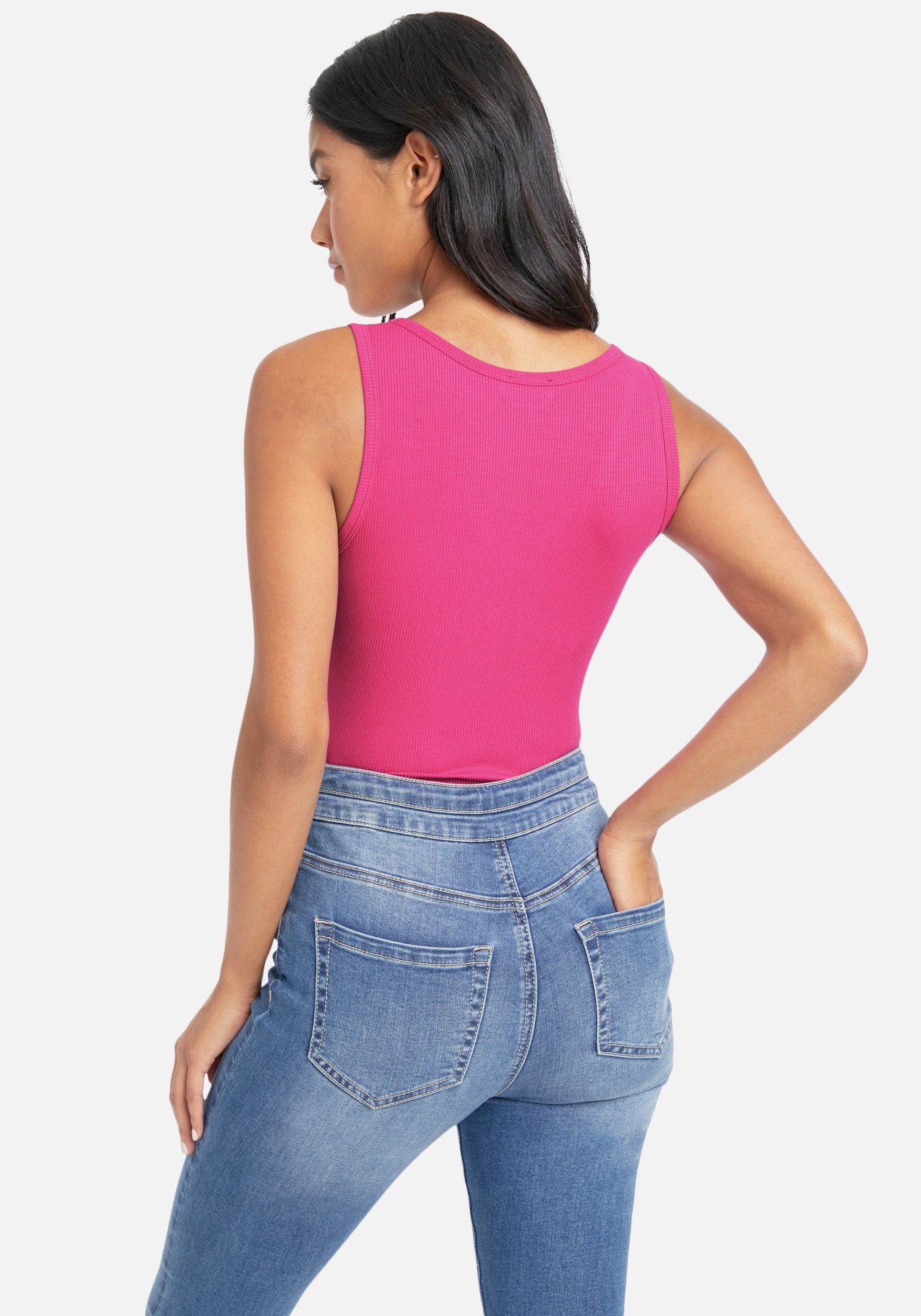 Crystal Logo V-Neck Tank Top