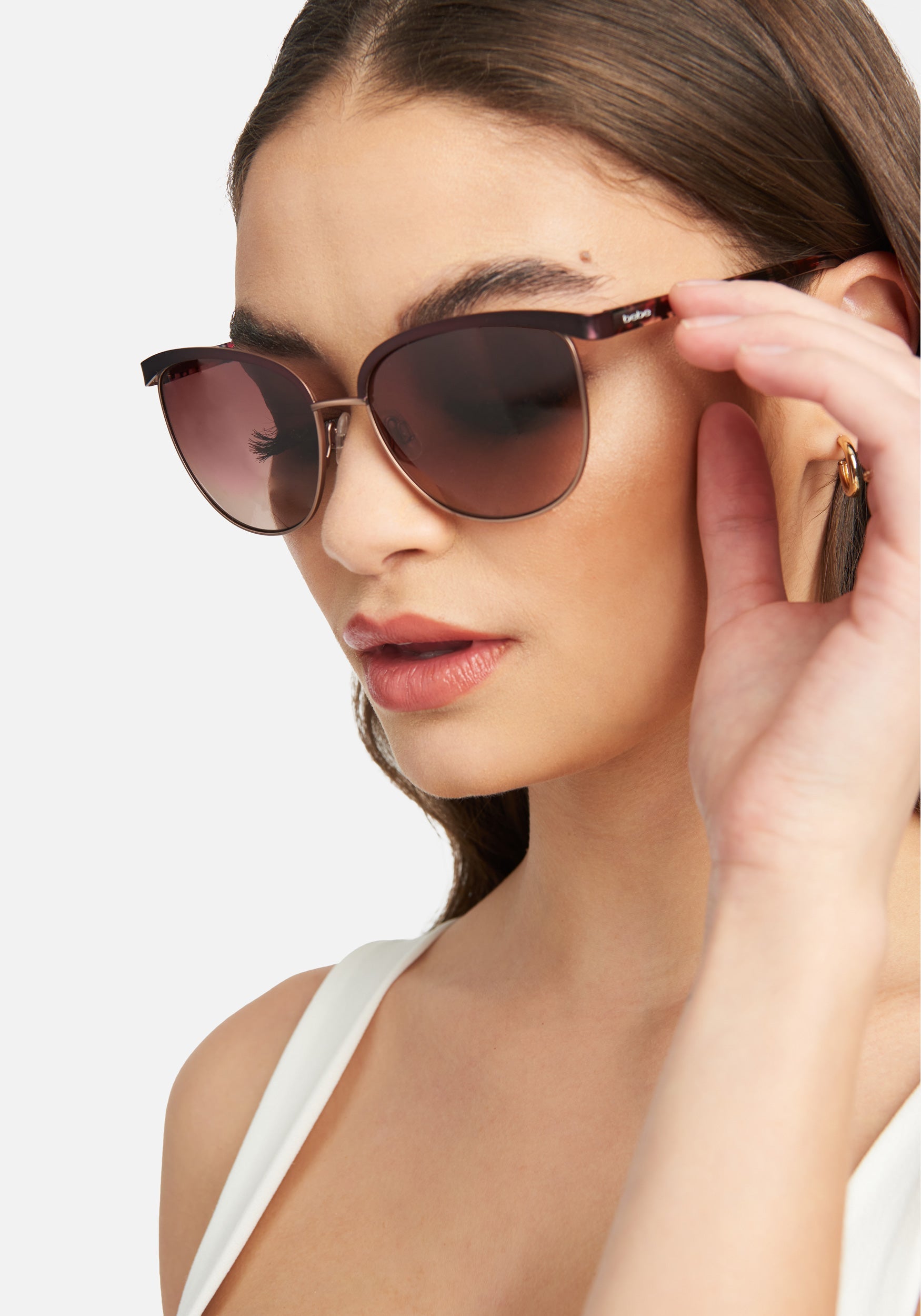Round Plum Sunglasses