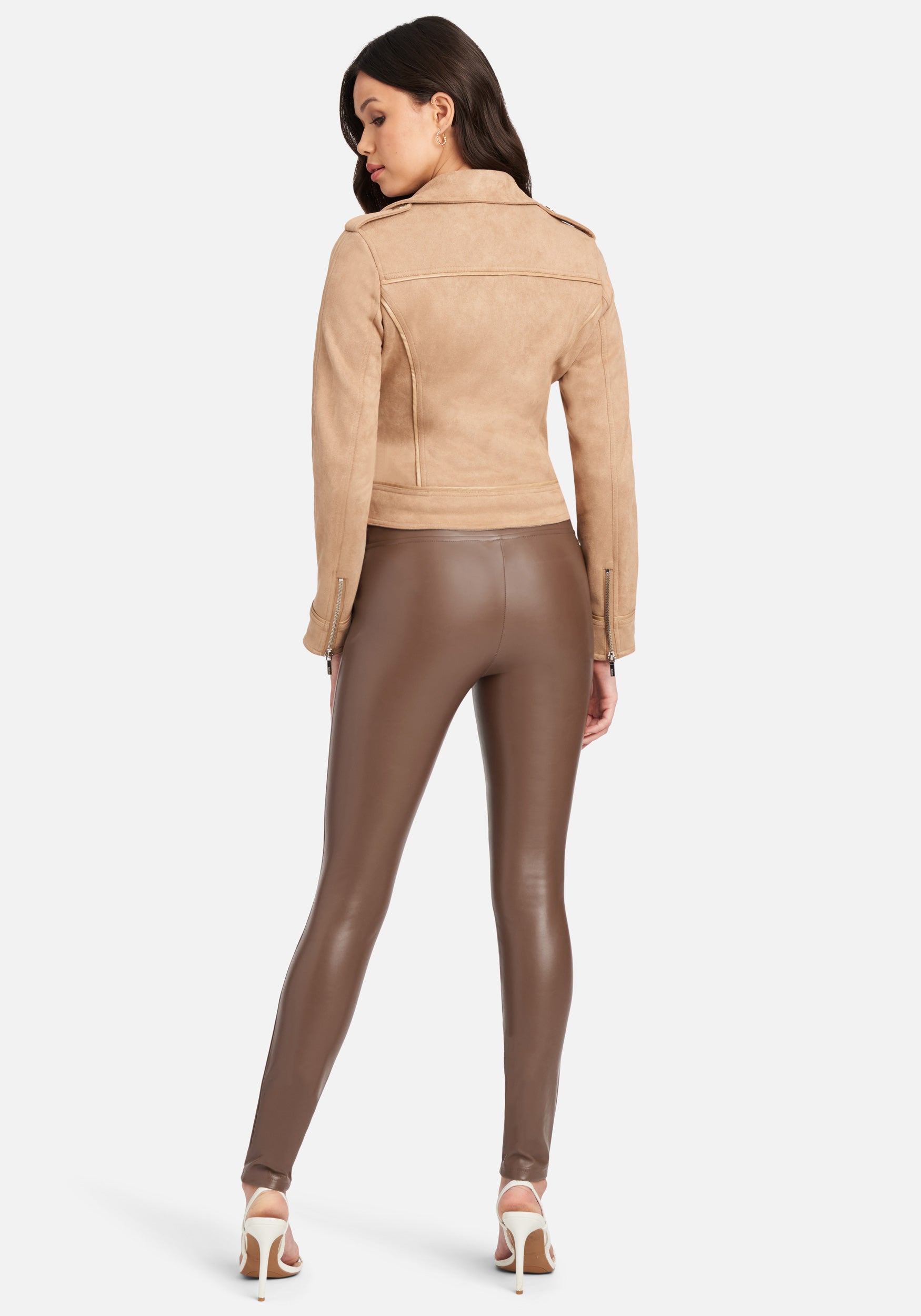 High Waist Vegan Leather Legging