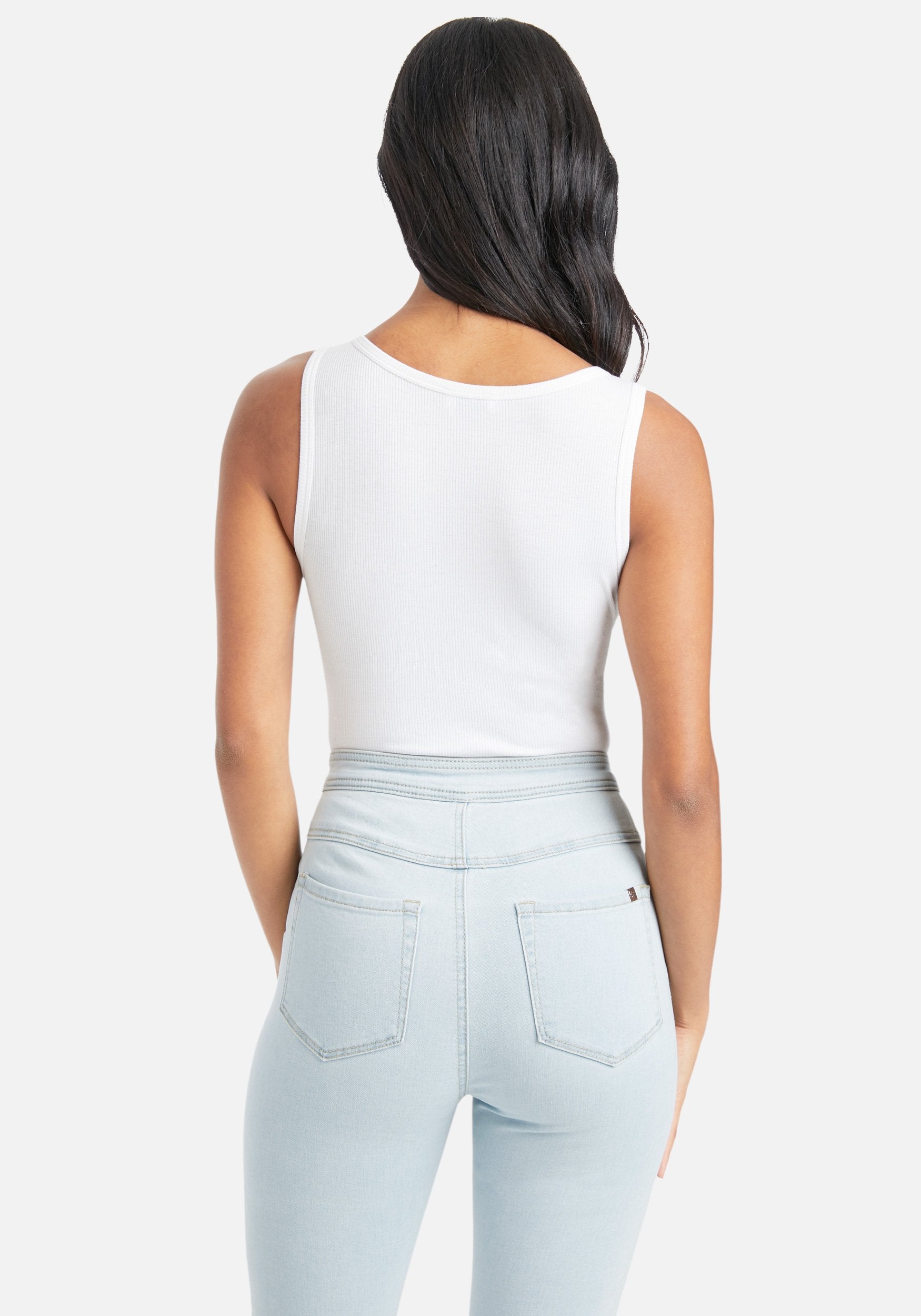 Crystal Logo V-Neck Tank Top