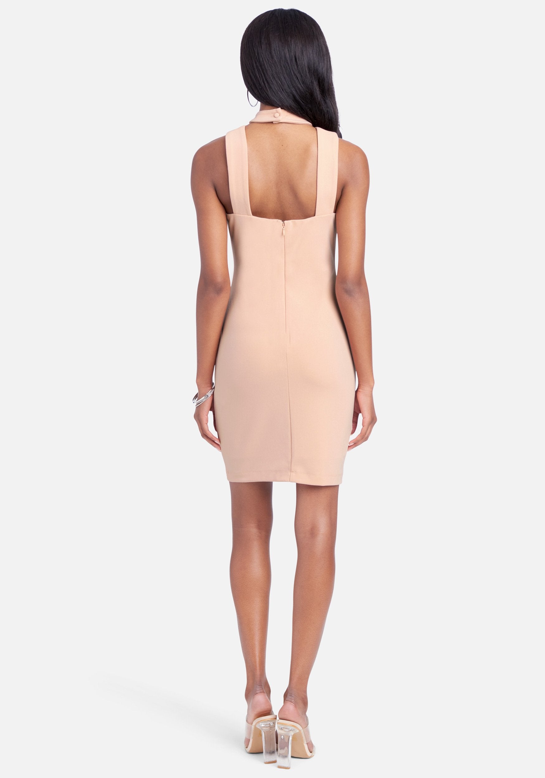 Mini Halterneck Bodycon Dress