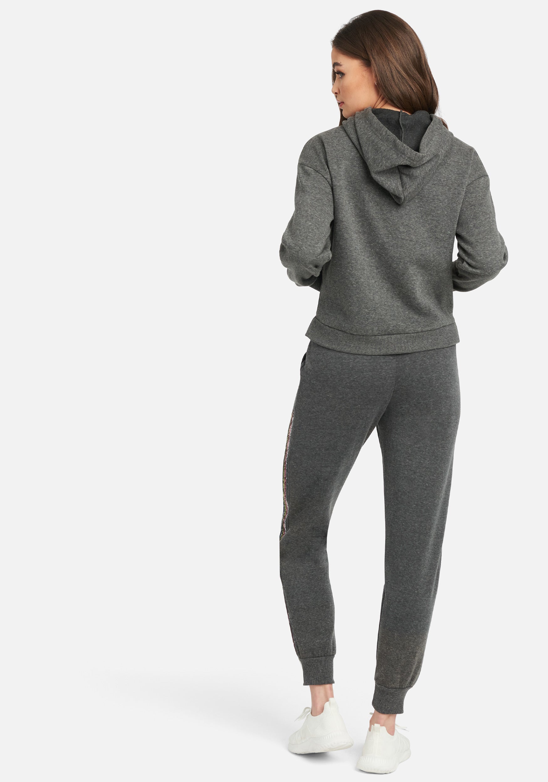 Bebe Sport Sequin Stripe Jogger