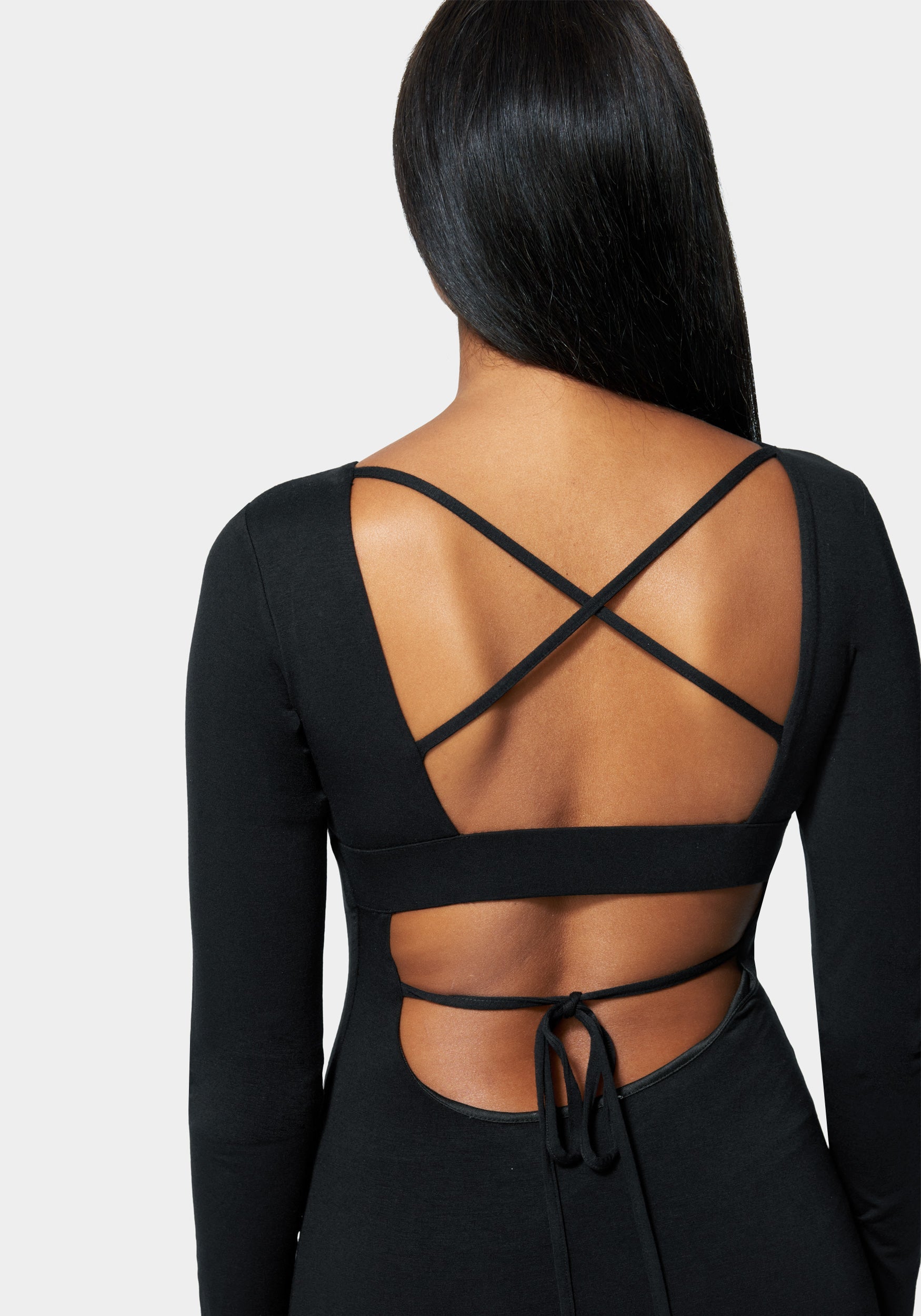 Open Back Ankle Dress