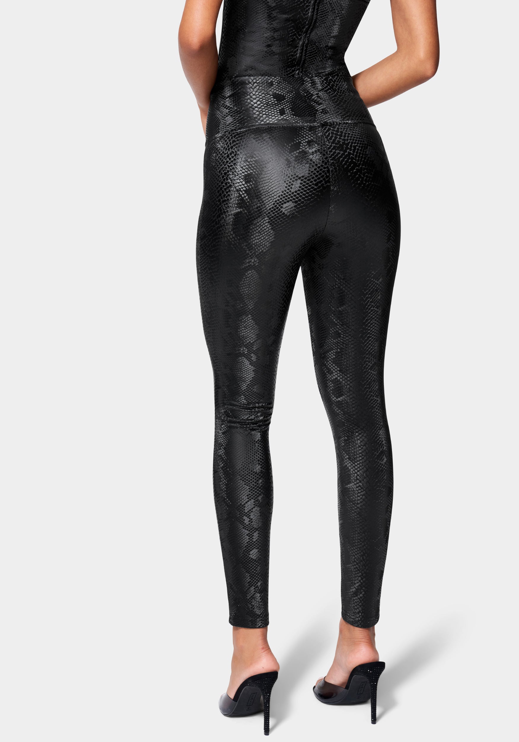 Snake Vegan Leather Legging