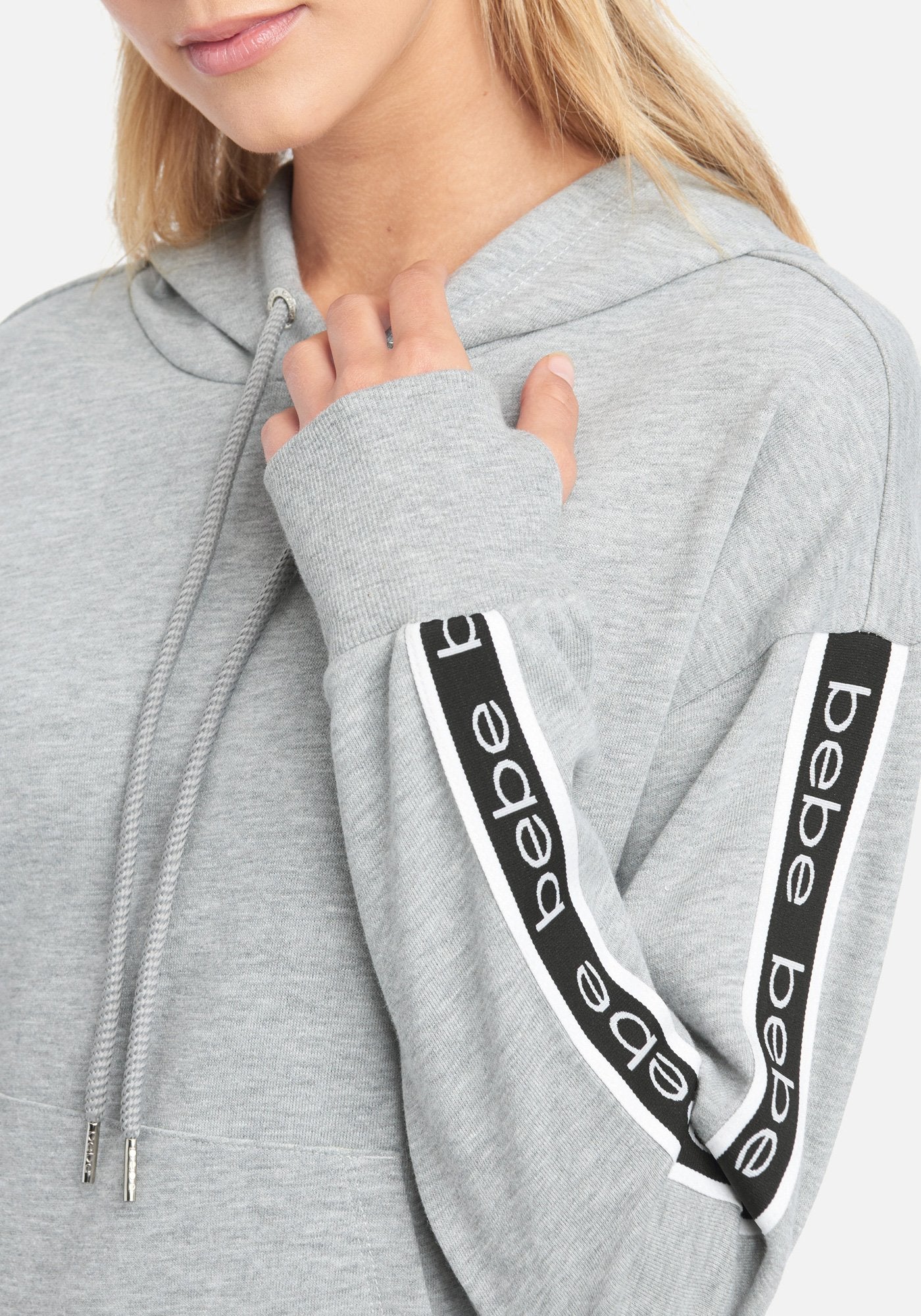 Bebe Sport Logo Taping Hoodie