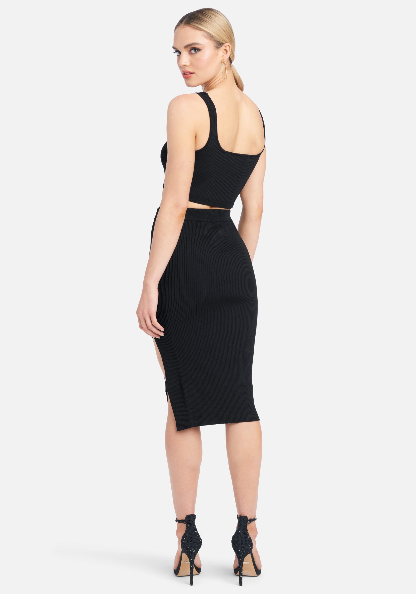 Rib Two Piece Dress