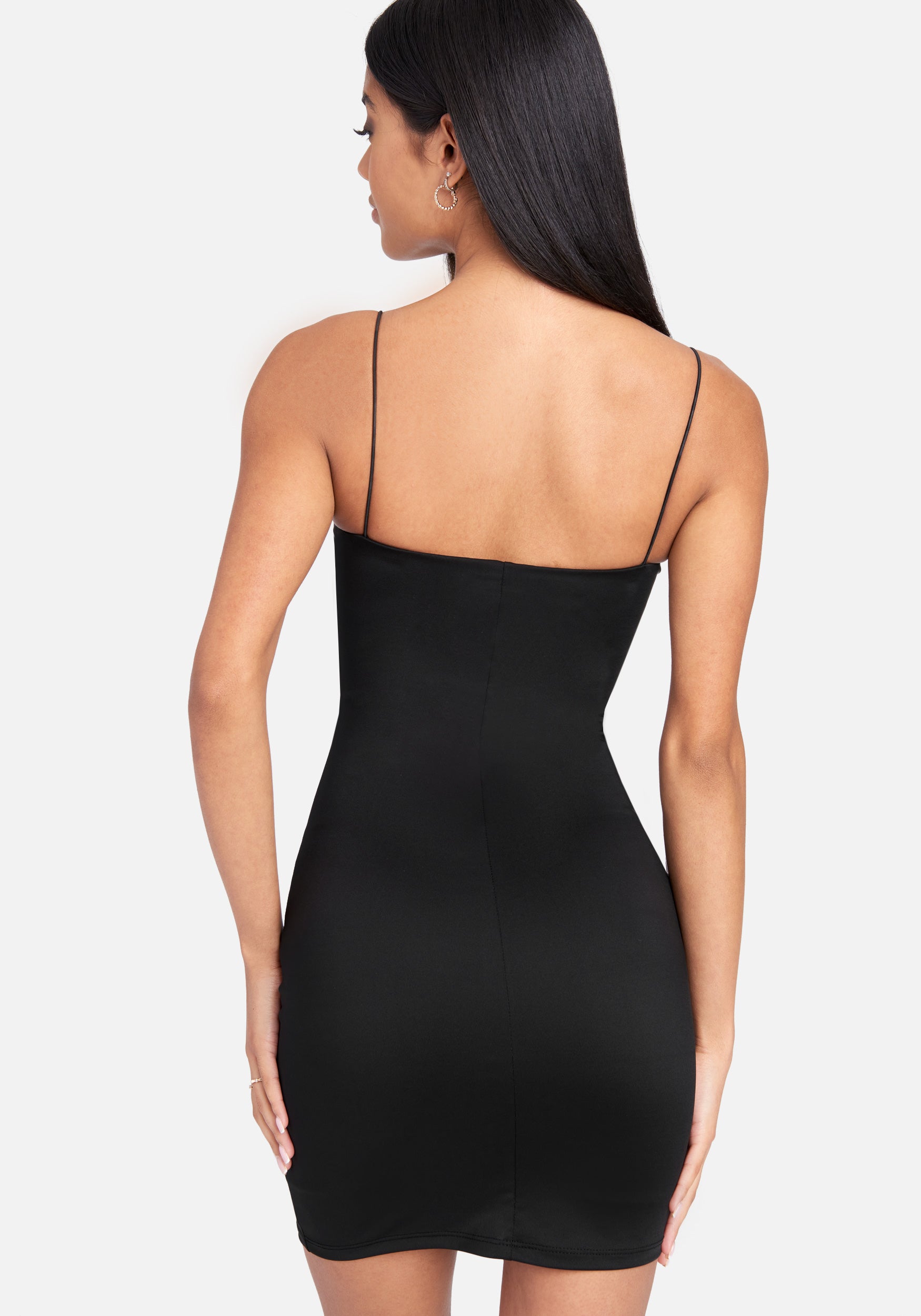 Caged Slinky Knit Dress