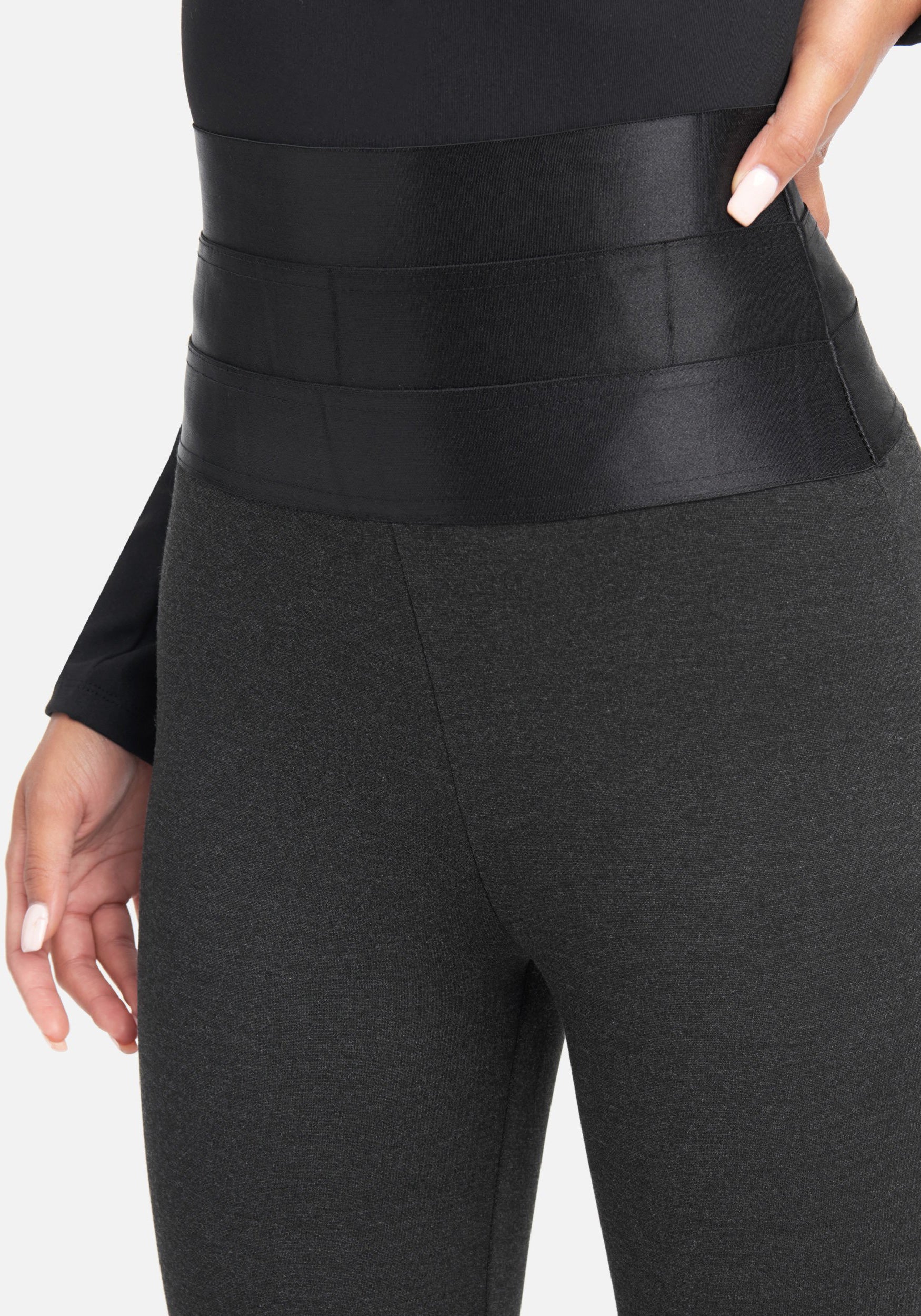 Satiny High Waist Legging