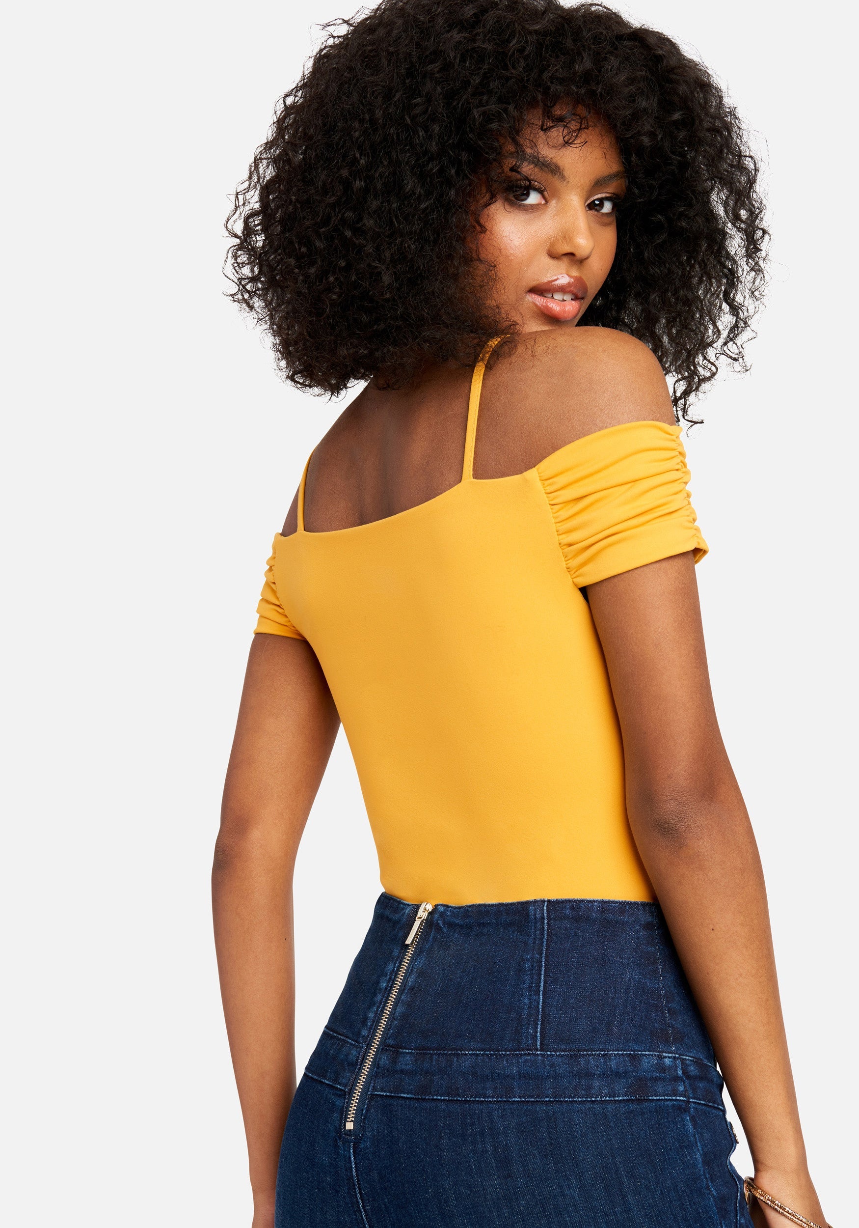 Off Shoulder Ring Detail Top