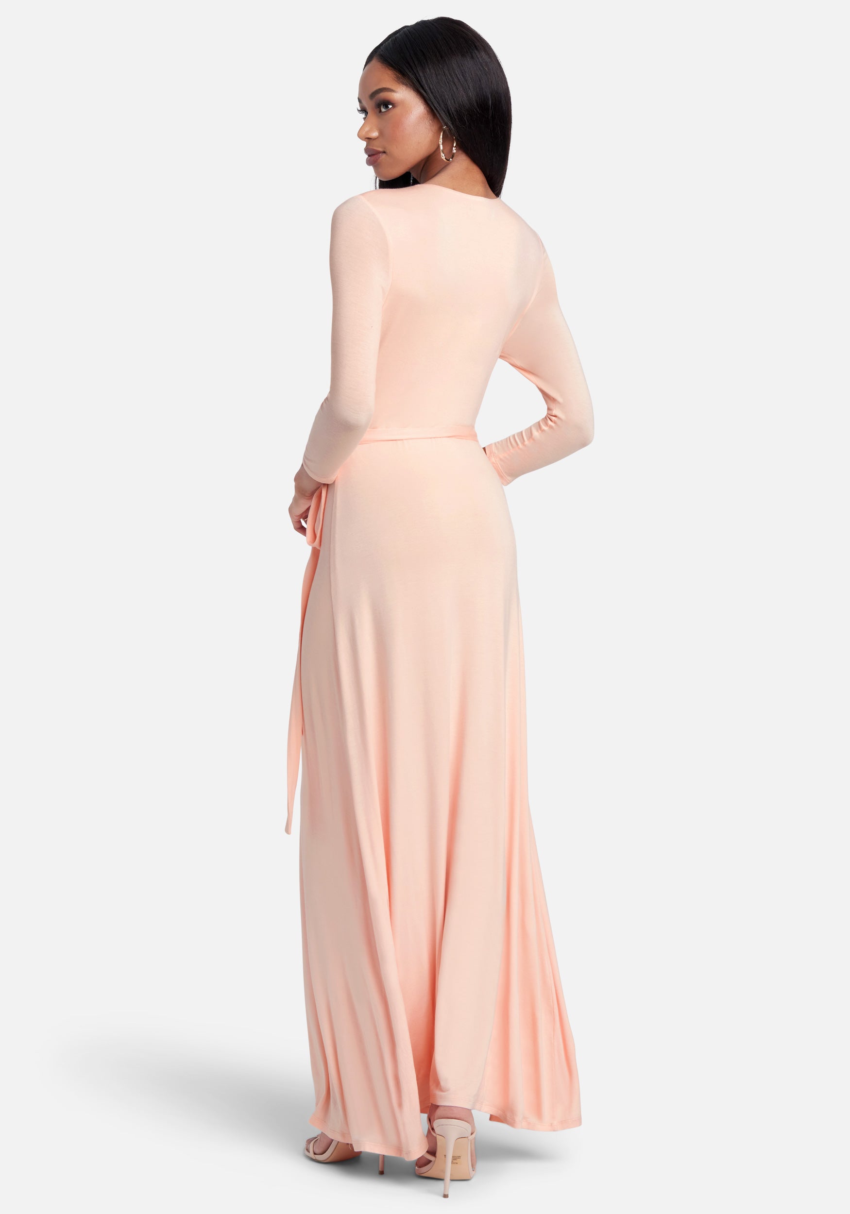 Tie Front Surplice Gown