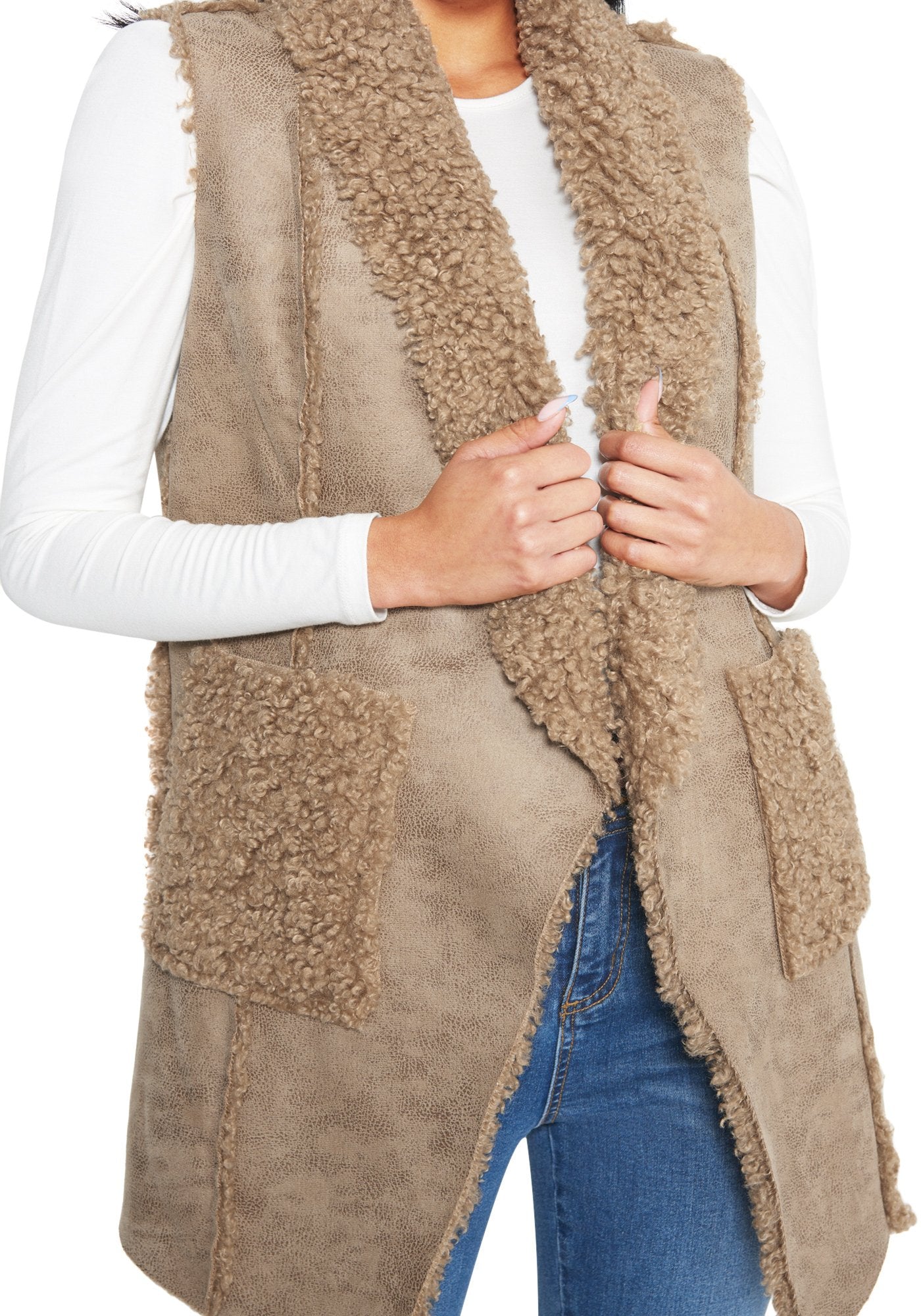 Sherpa Detail Vest