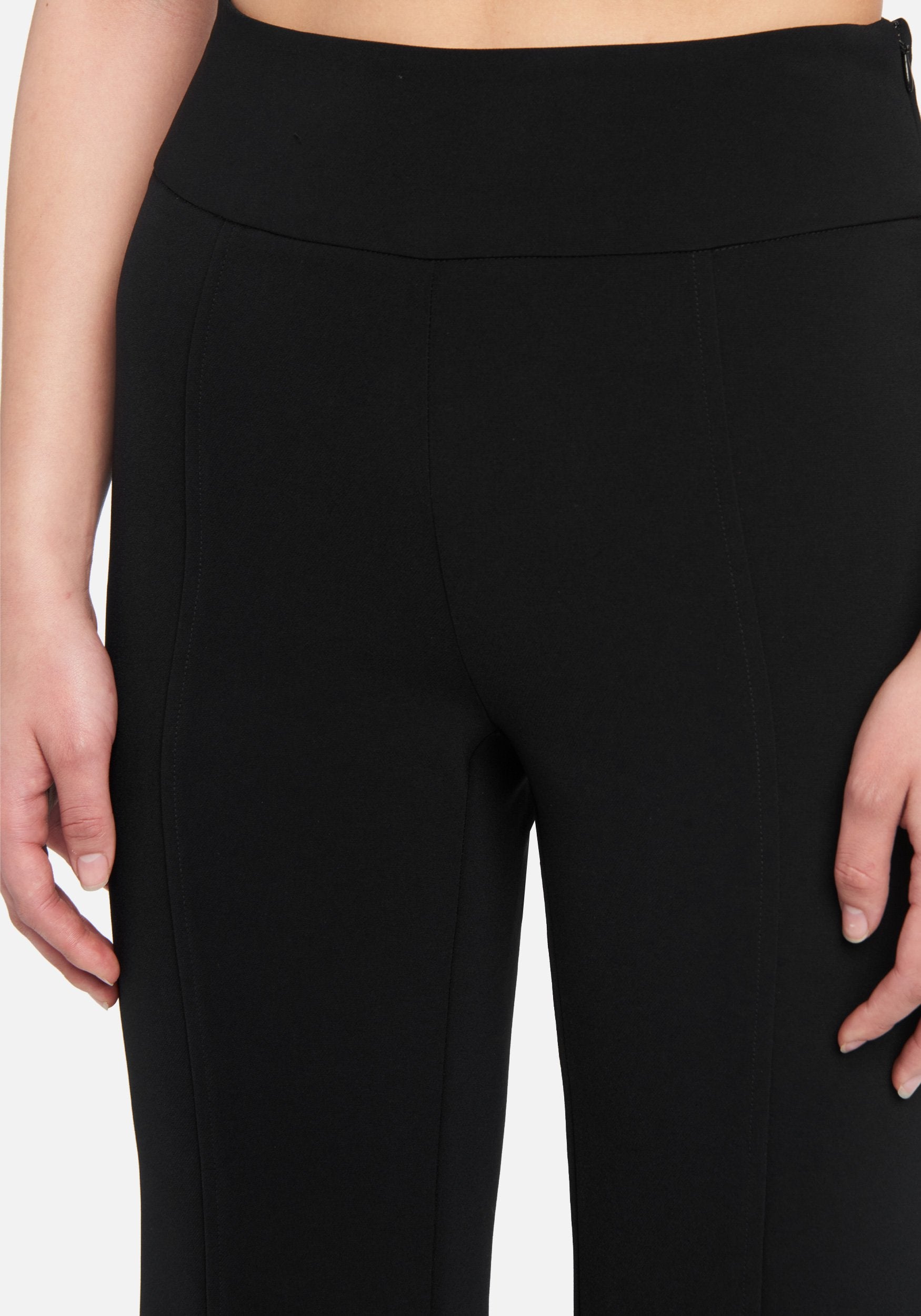 Straight Leg Crepe Pant