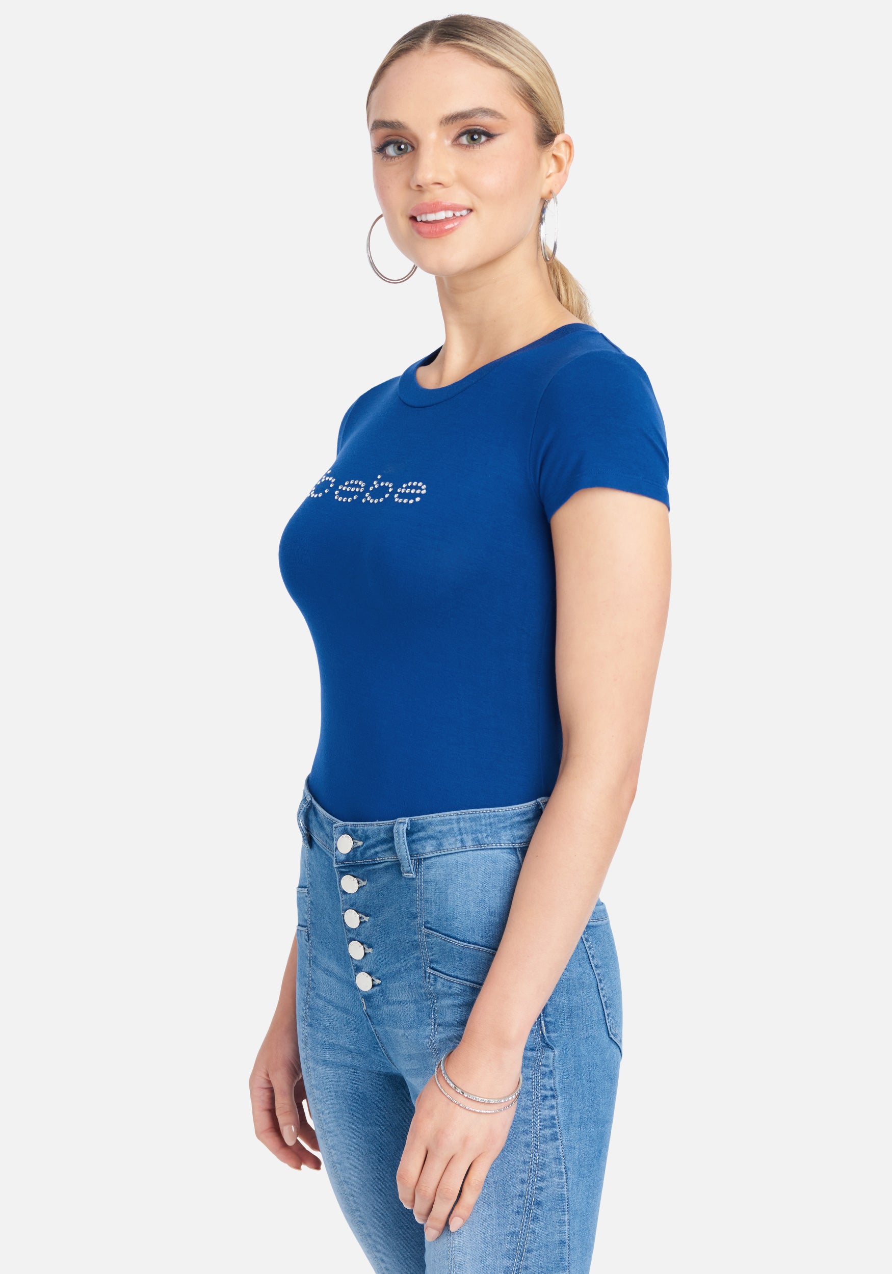 Crystal Logo Short Sleeve Tee