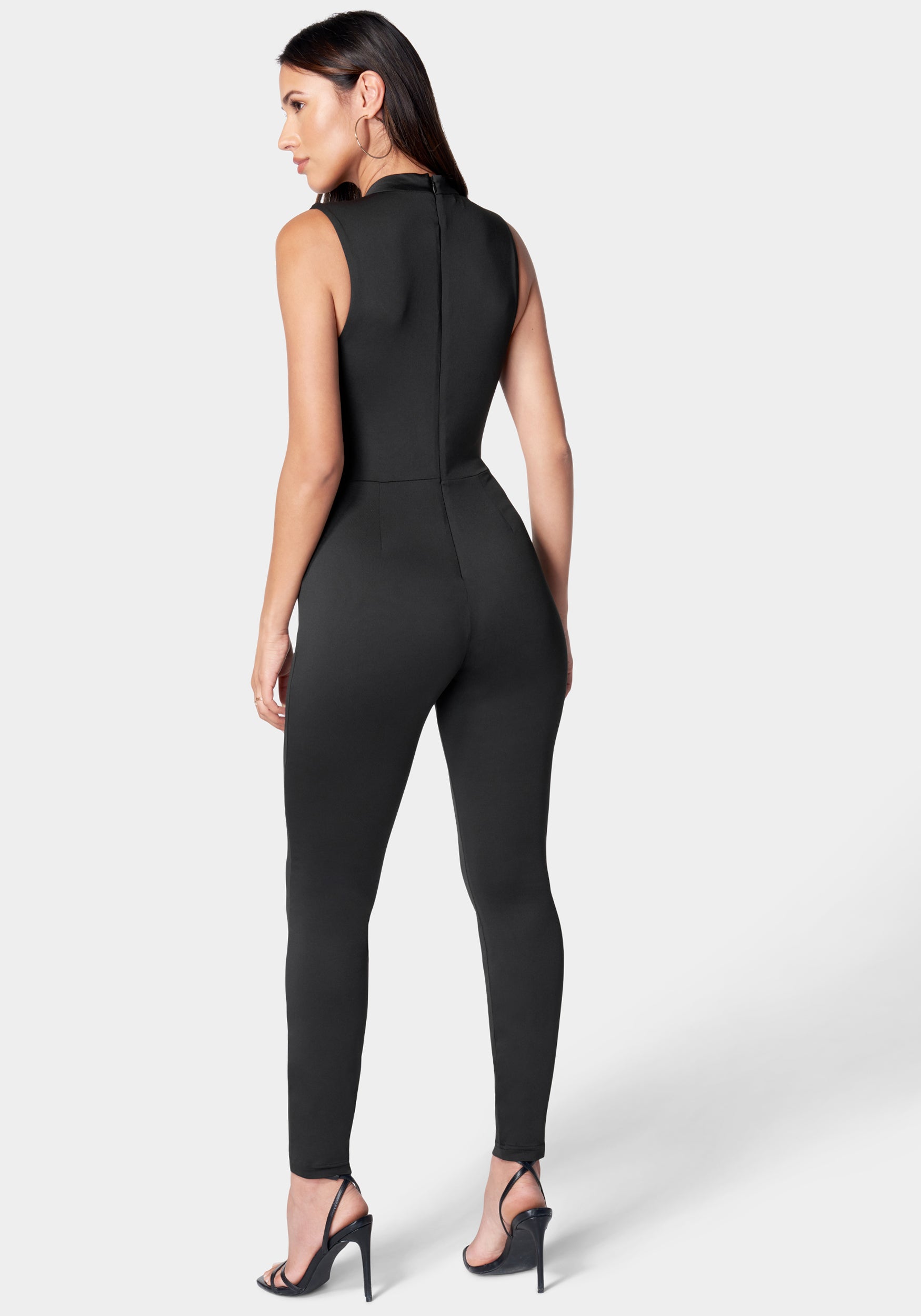 Gold Bar Detail Jumpsuit