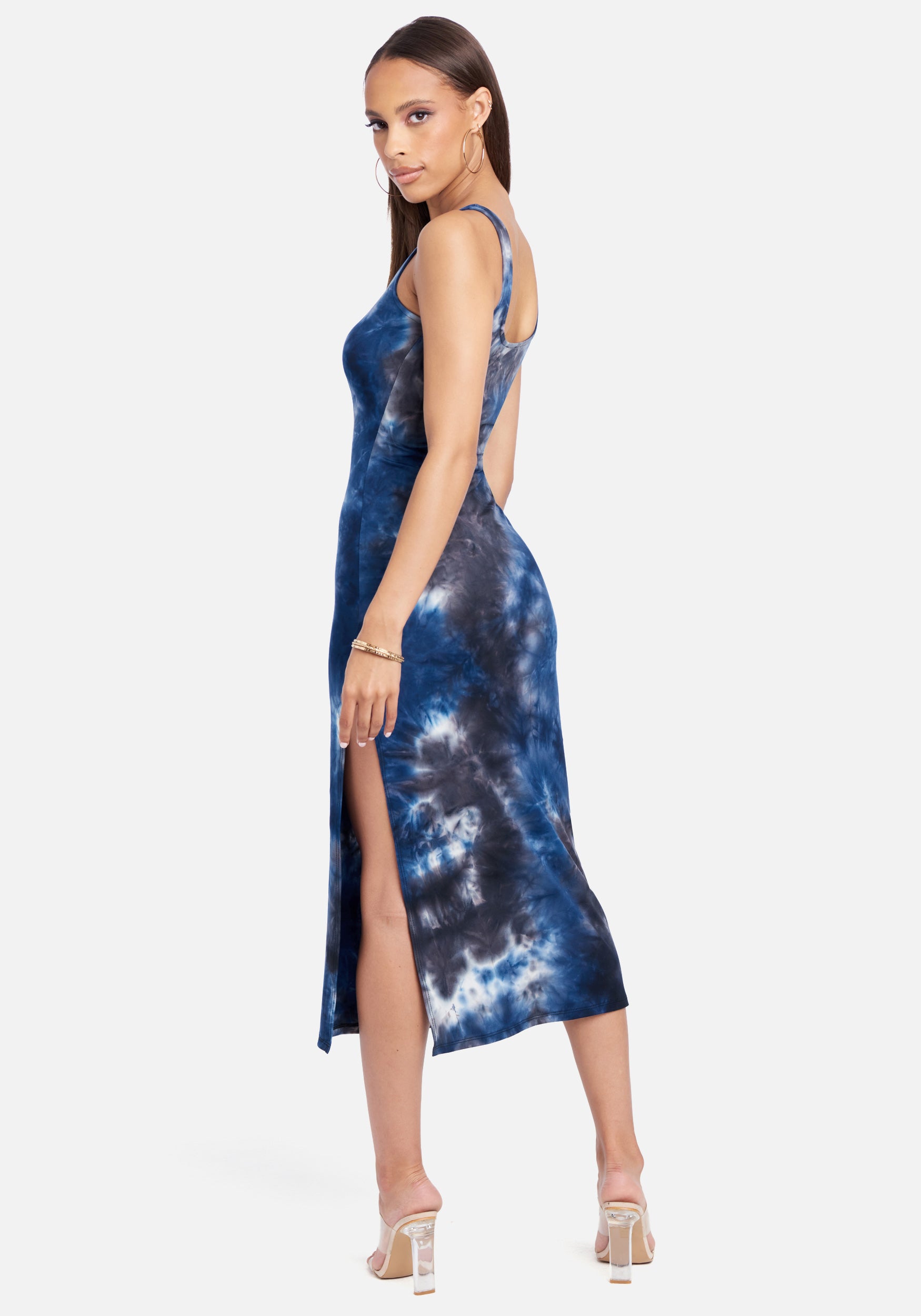 Scoop Neck Tank Slit Maxi