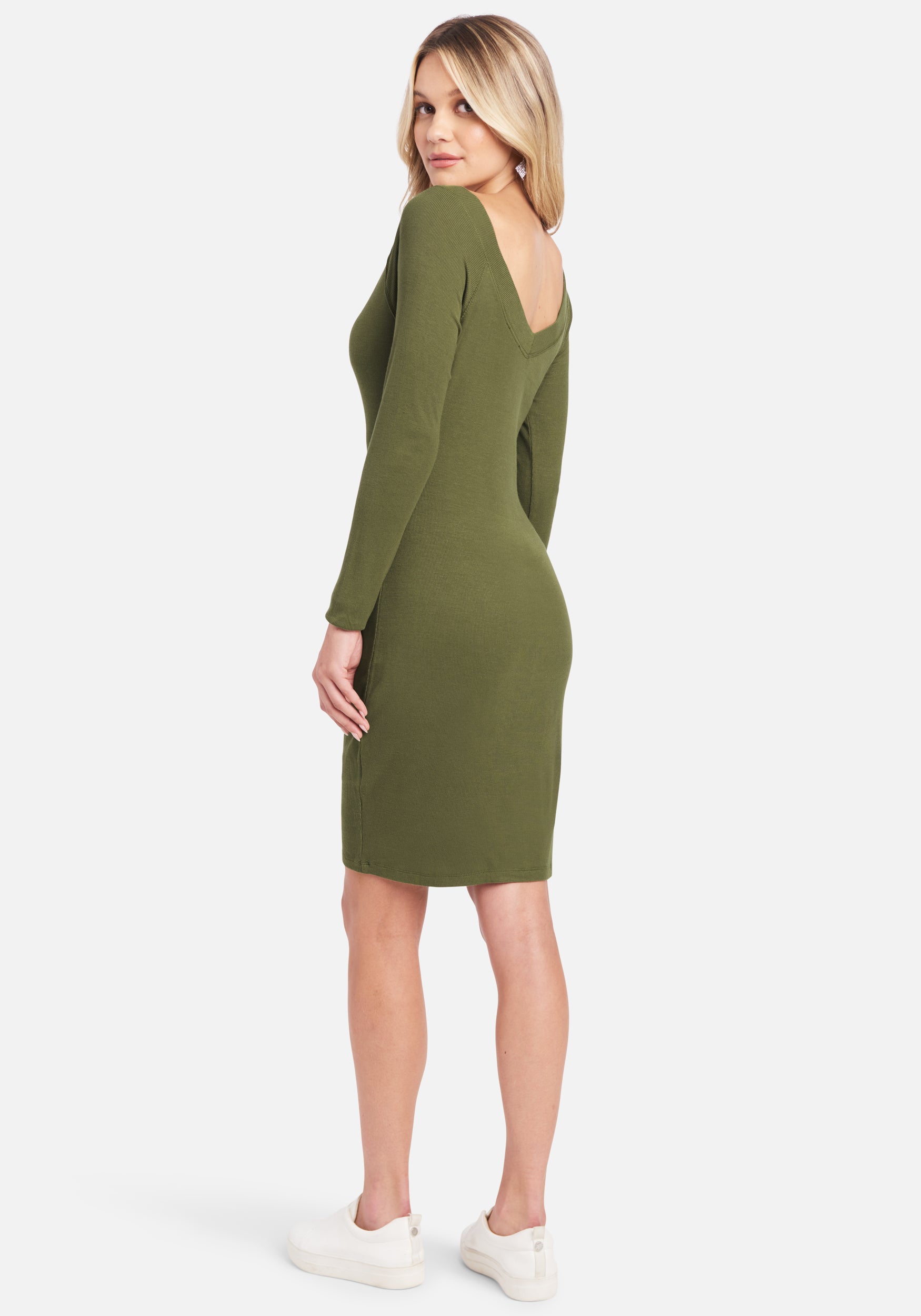 Long Sleeve Logo Dress