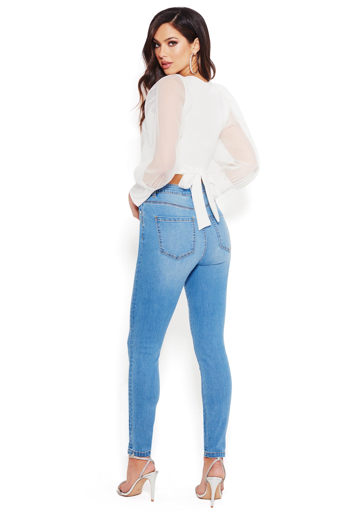 Destructed Skinny Jeans