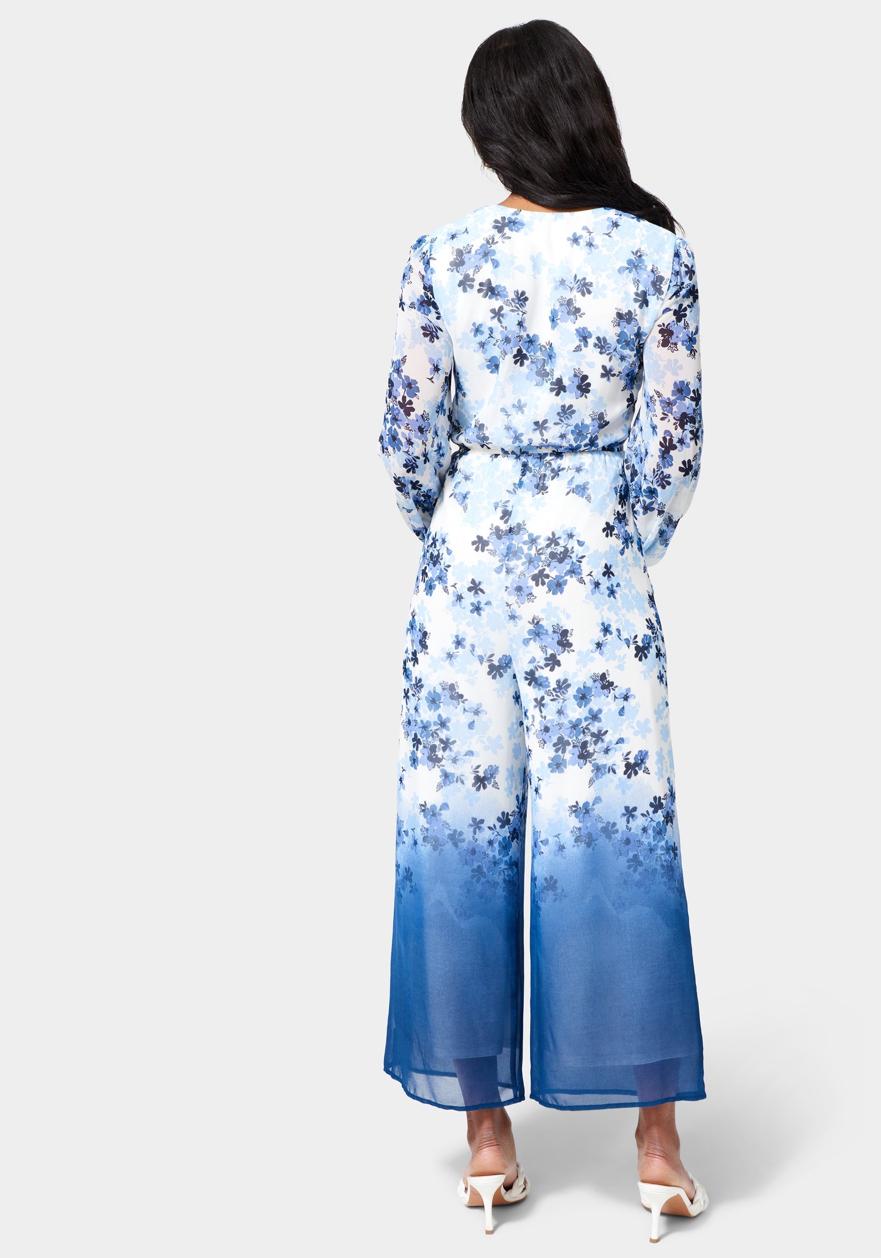 Tie Front Elastic Waist Jumpsuit