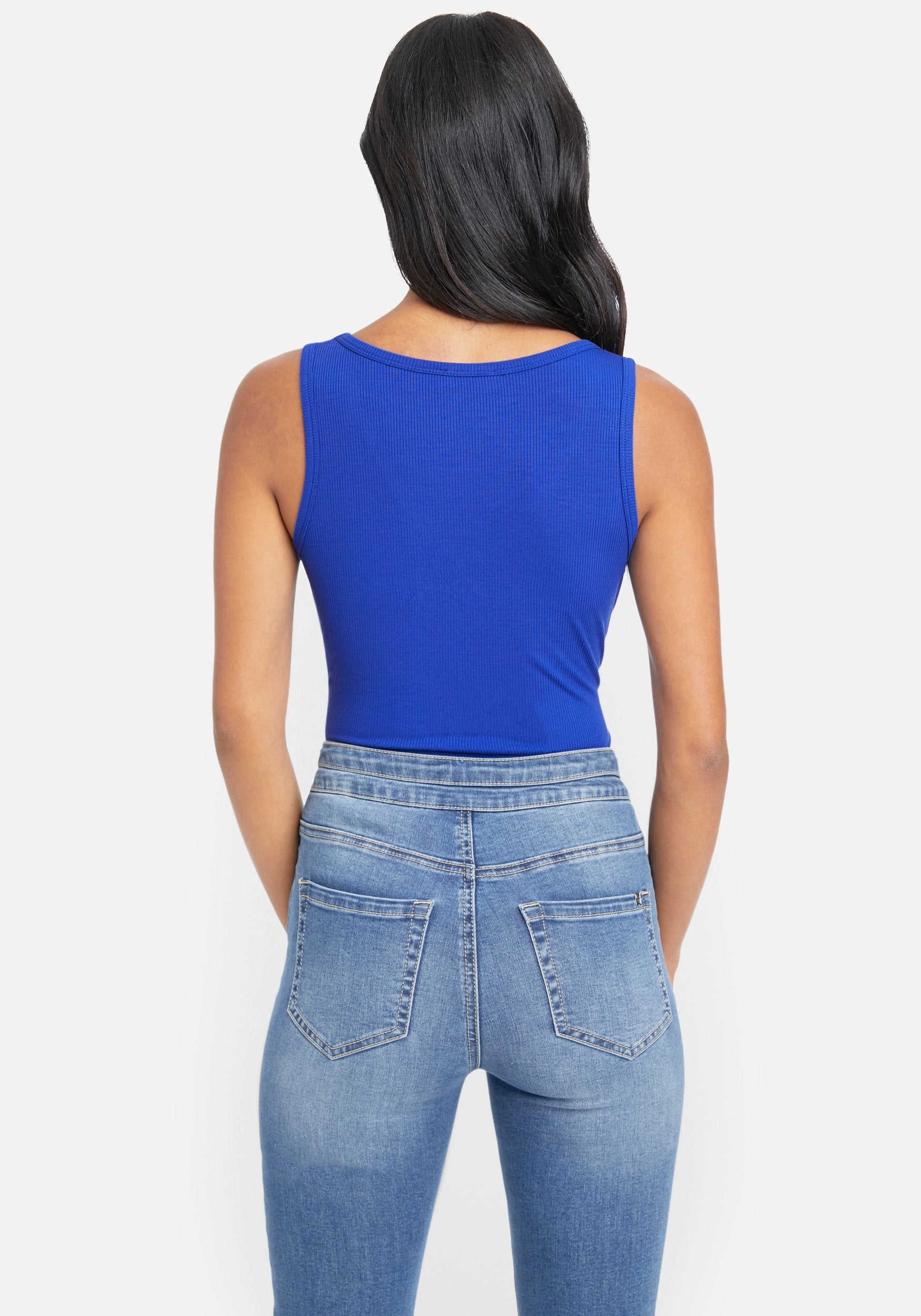 Crystal Logo V-Neck Tank Top