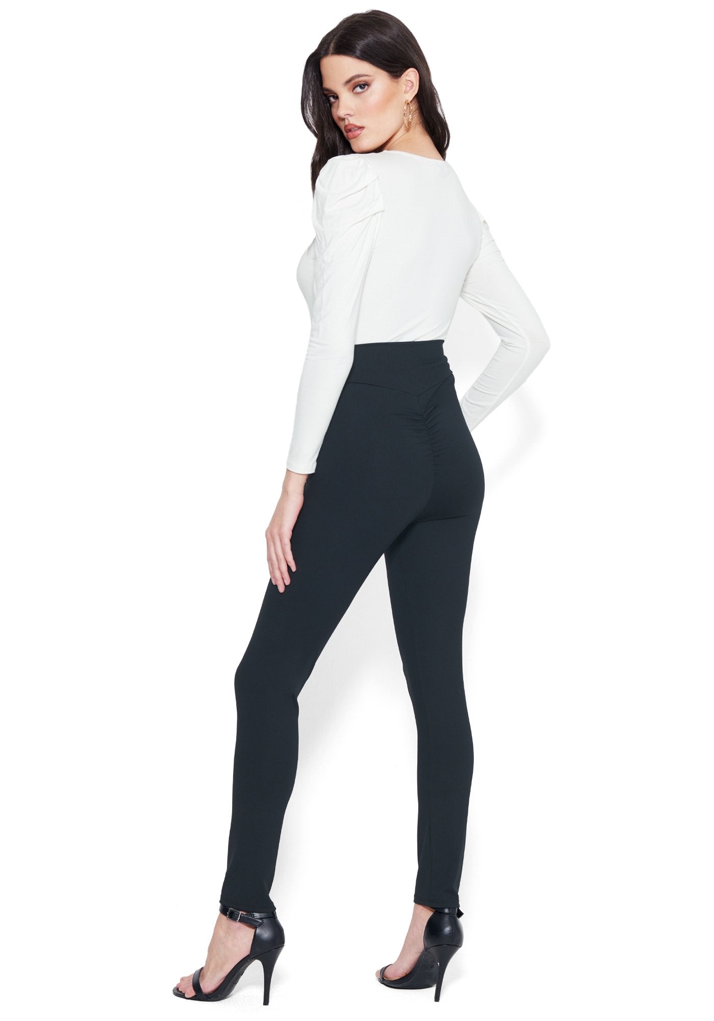 Ruched Bum High Waist Legging