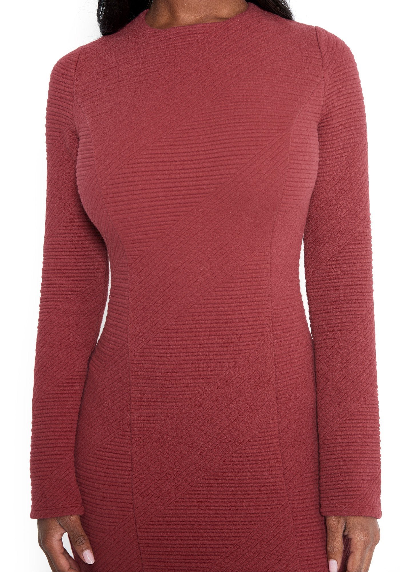 Knit Long Sleeve Dress