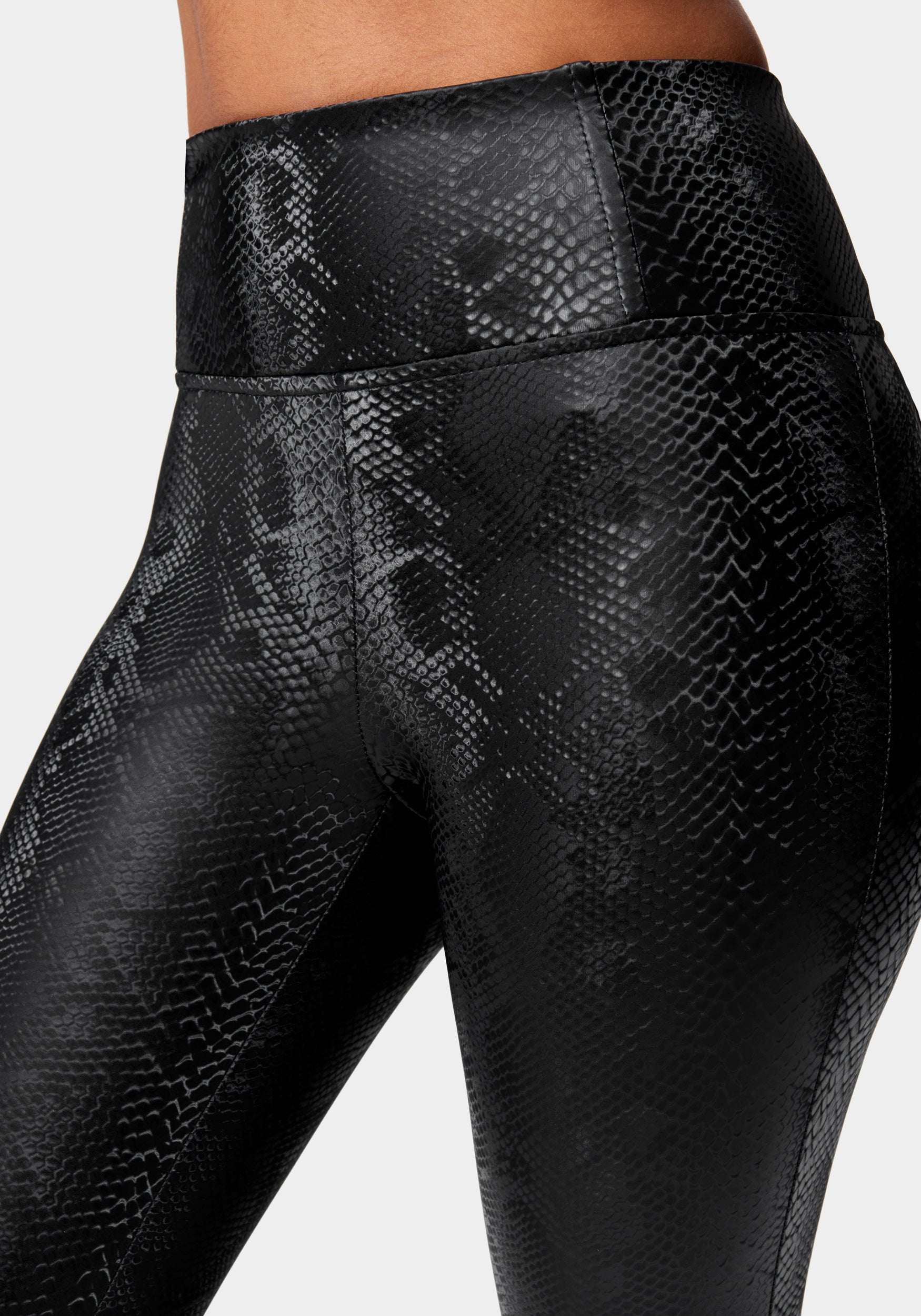 Snake Vegan Leather Legging