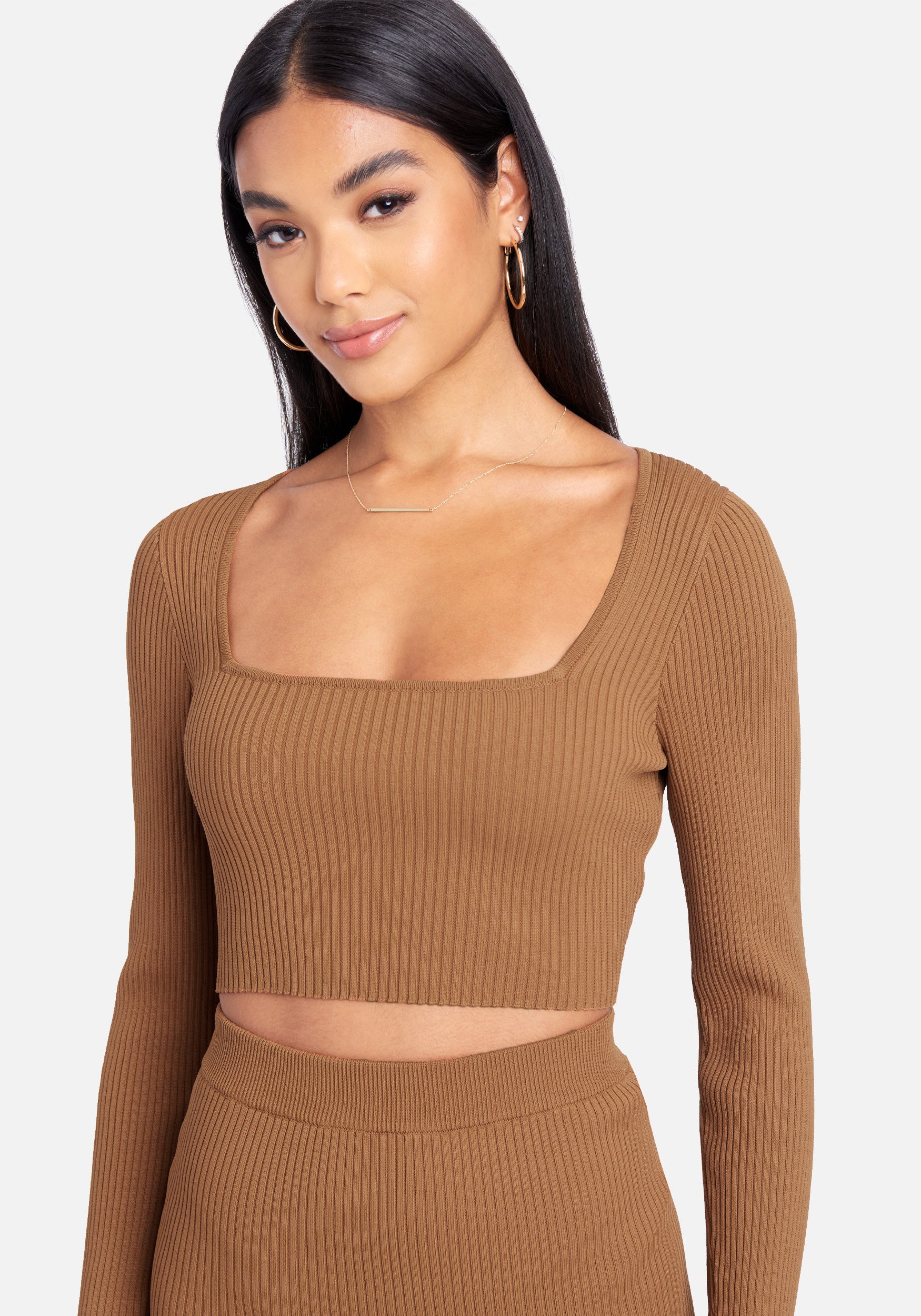 Long Sleeve Two Piece Sweater Dress