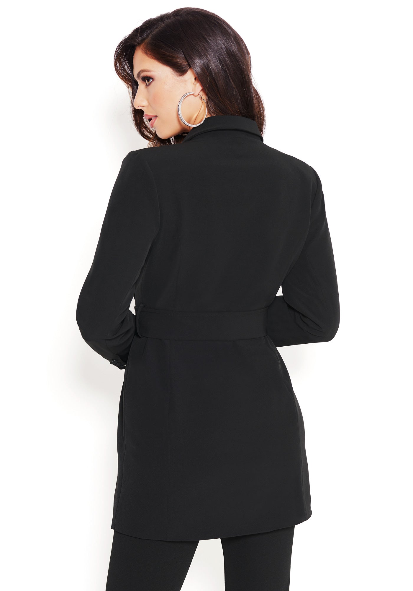 Tina Twill Belted Blazer