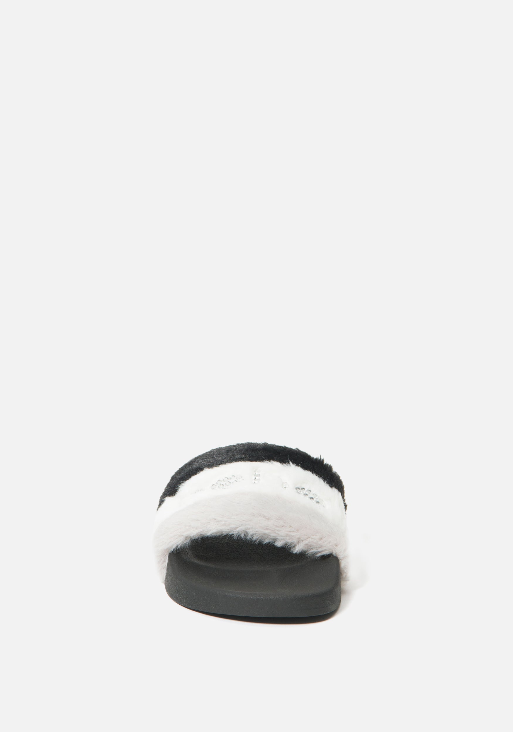 Fantasia Faux Fur Slides