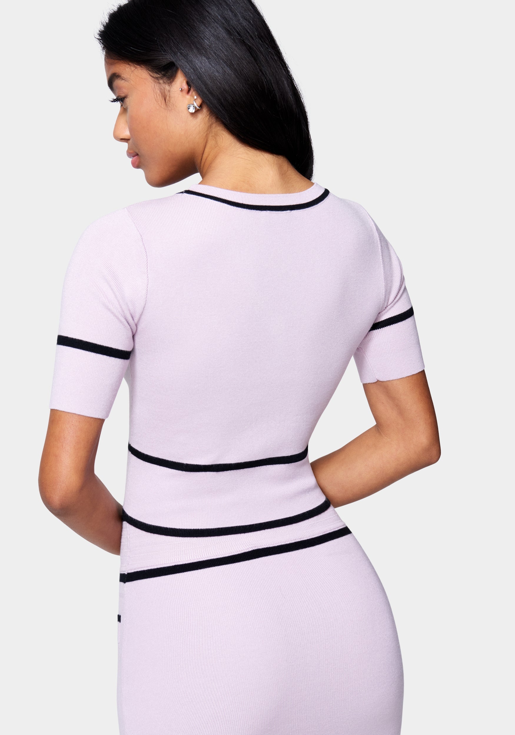 Button Front Crop Sweater