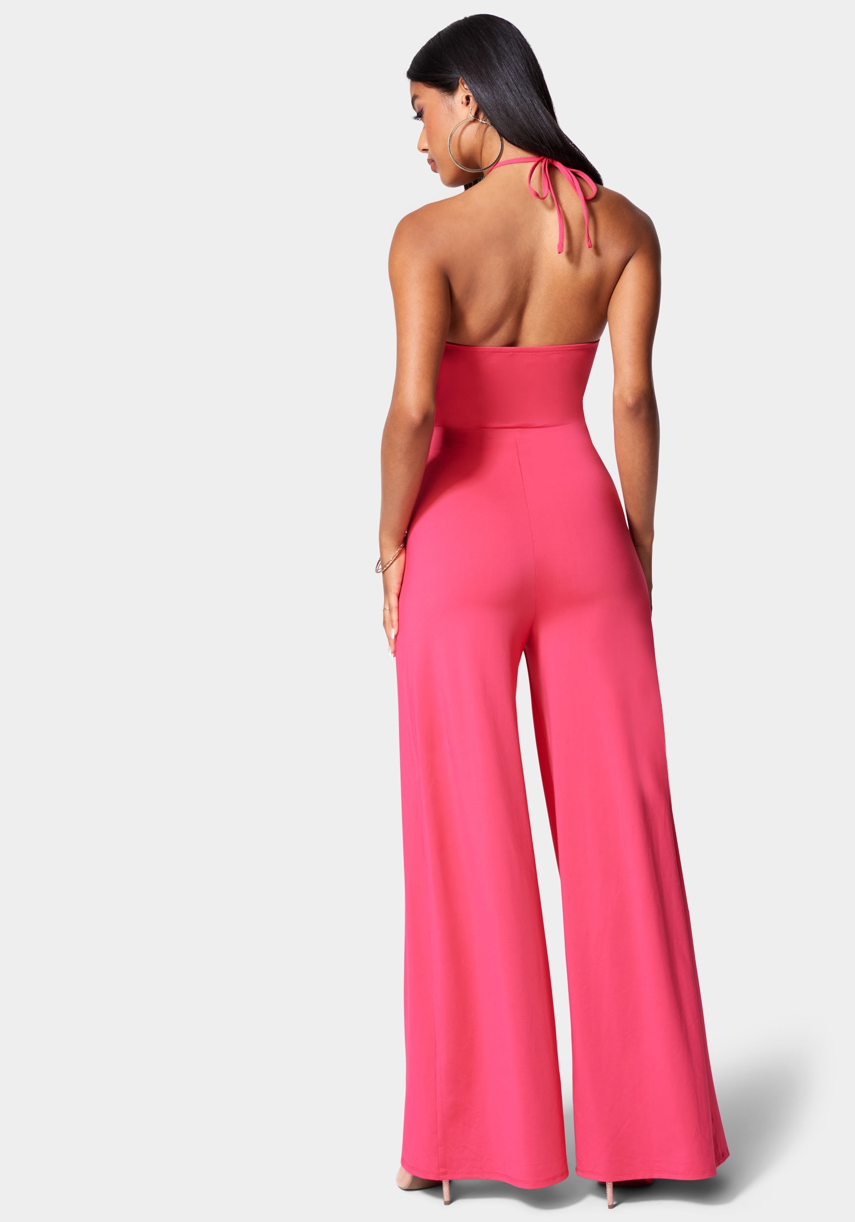 Strappy Slit Leg Jumpsuit